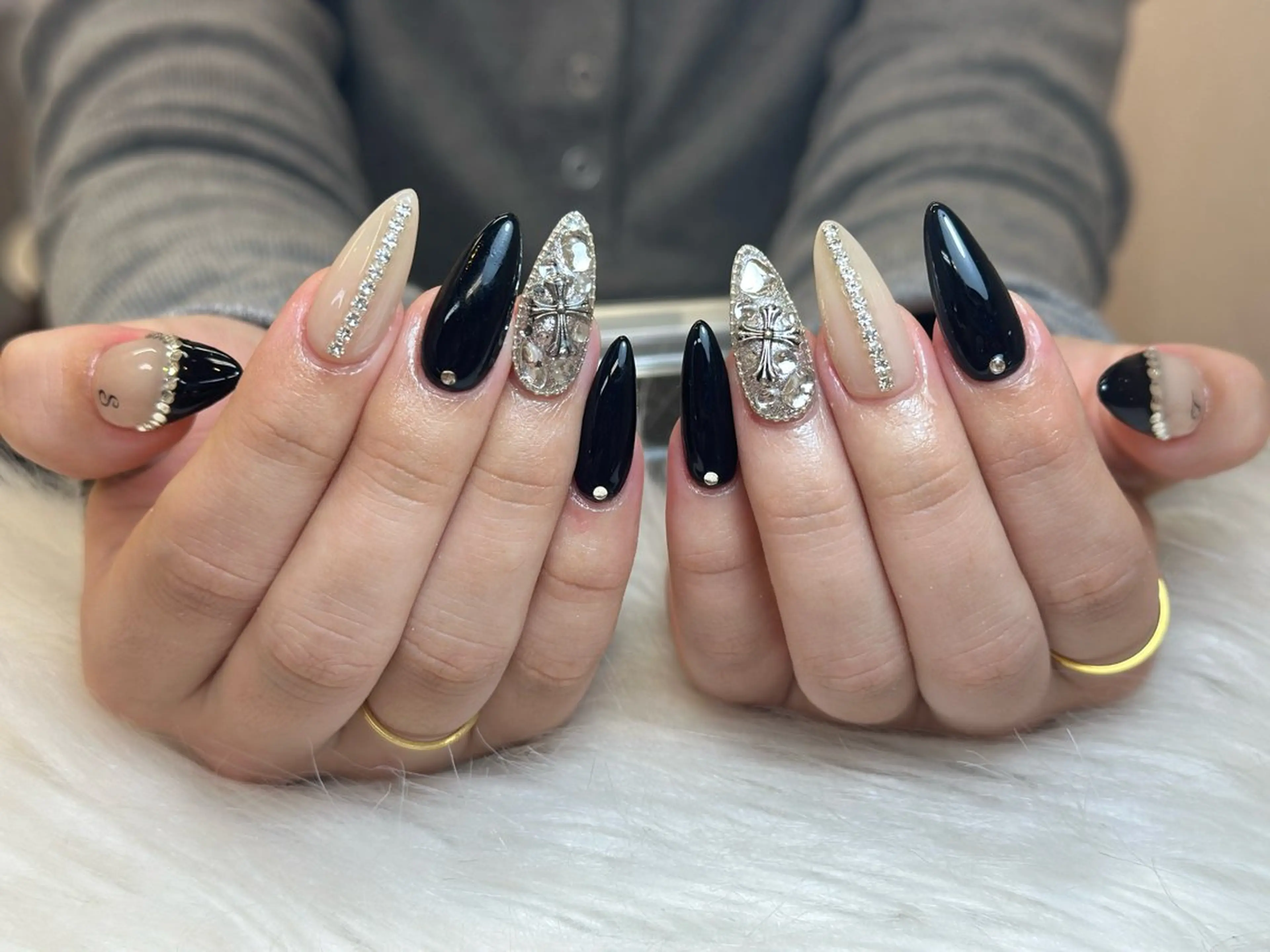 ネイル アートネイル ジェルネイル マグネットネイル ハンドネイル JennNail_ マオのネイルデザイン