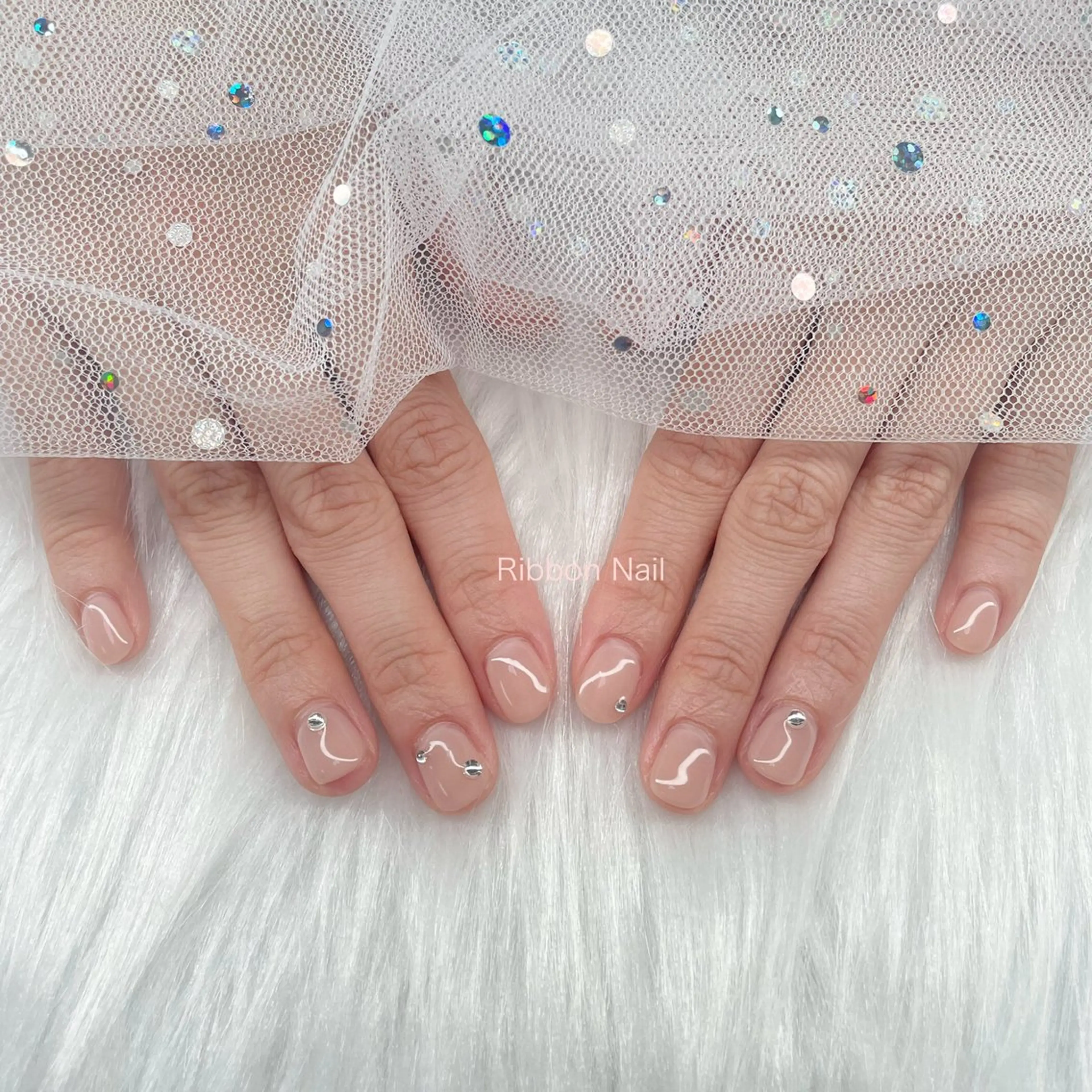 ネイル シンプルネイル Nail Ambra 天王寺店所属・Nail Ambra fusaのネイルデザイン