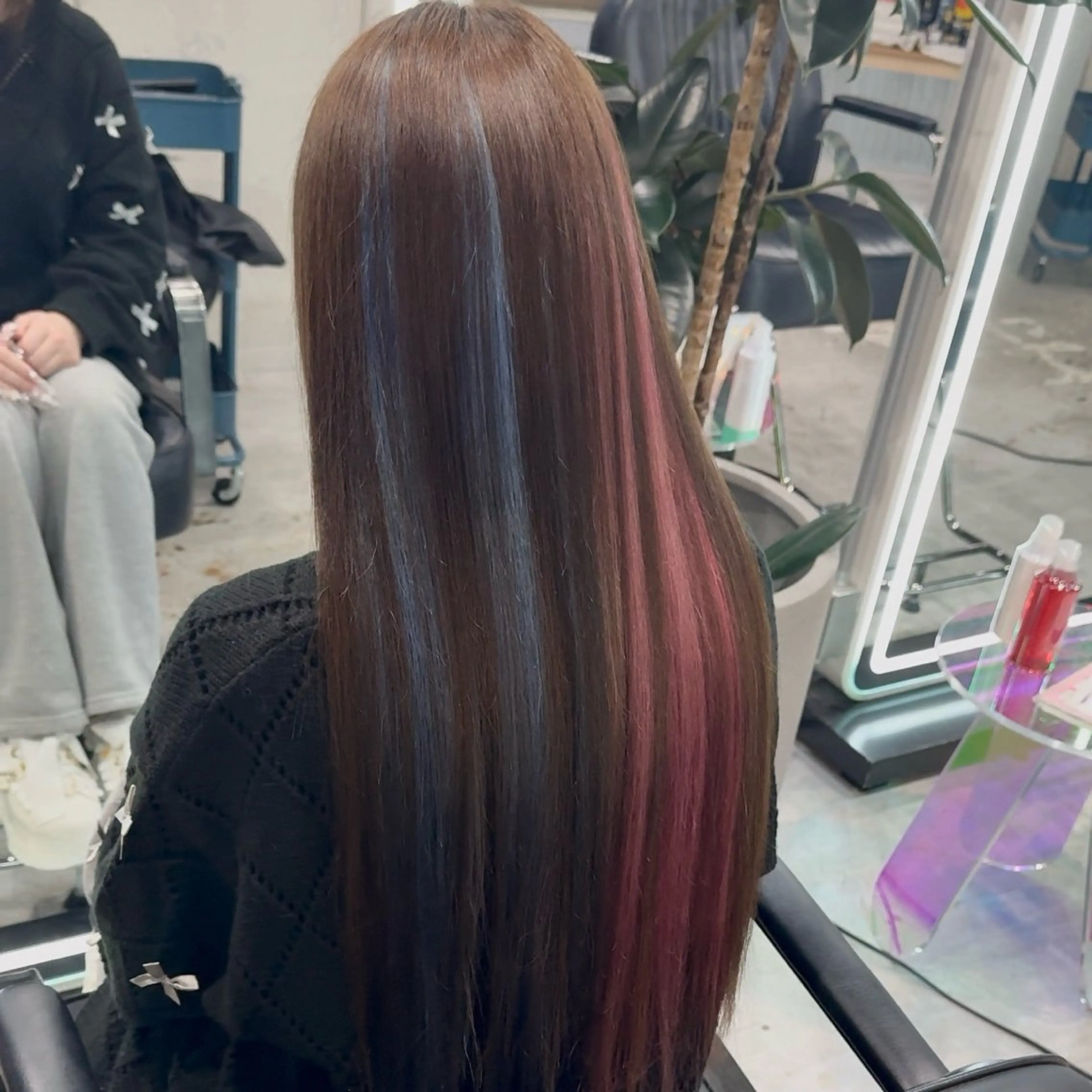 ロング ヘアカラー EDeN Reaのヘアスタイル