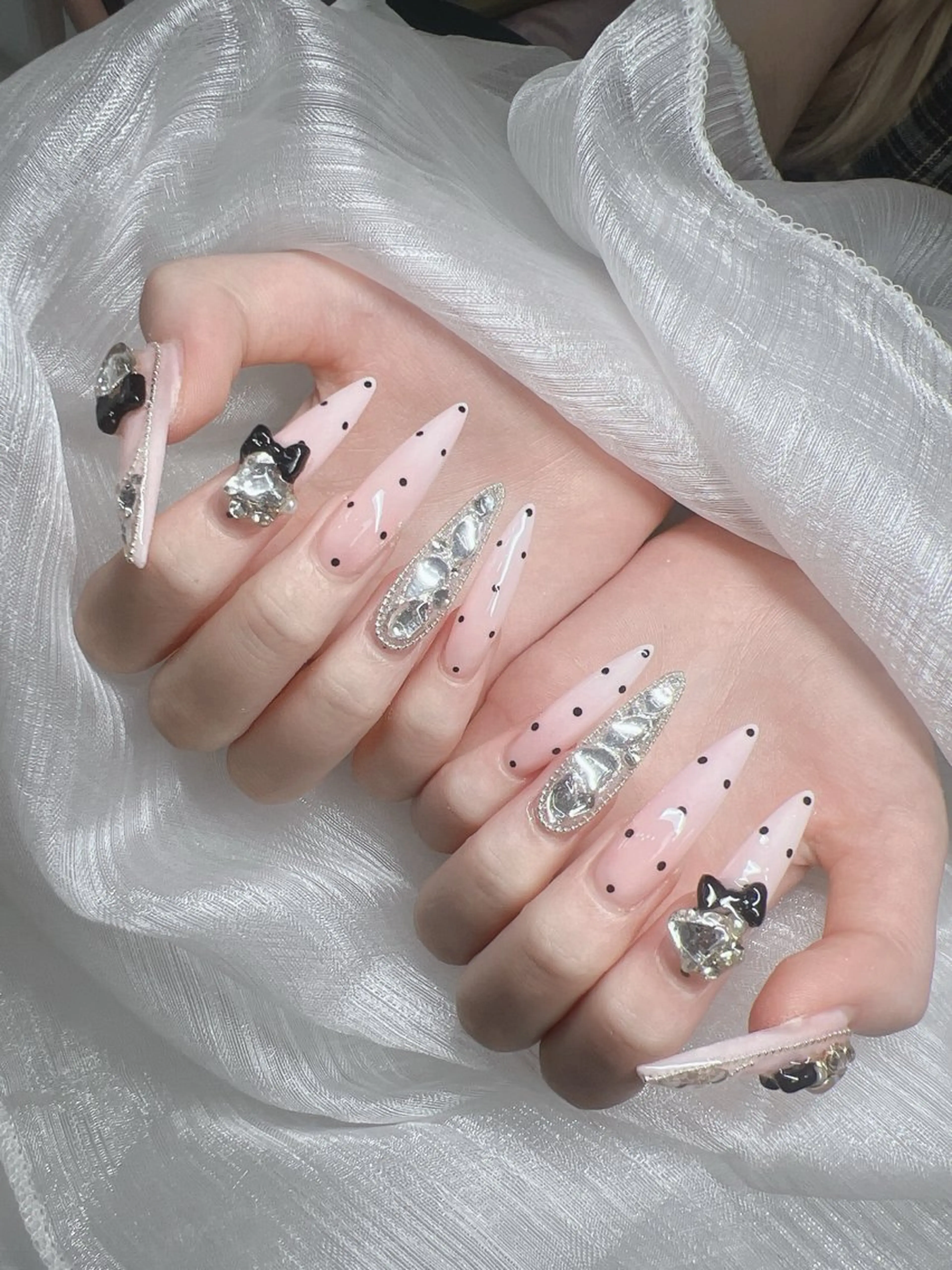 ネイル ハンドネイル Lee Nails チップ長さだし専門店のネイルデザイン