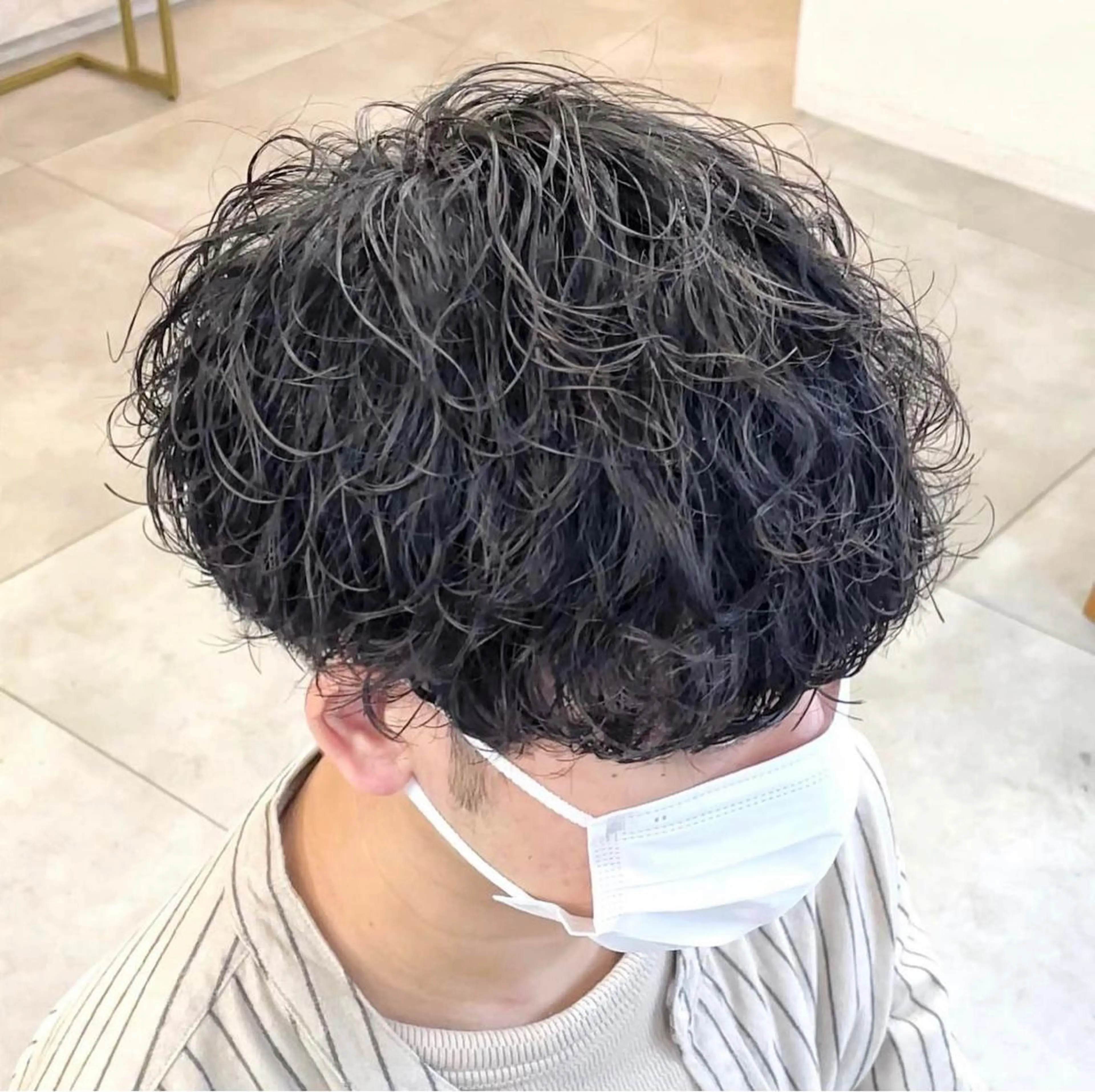 パーマ メンズ メンズパーマ 波巻きパーマ カット パーマ メンズパーマ/新宿/ サイカショウイチのヘアスタイル