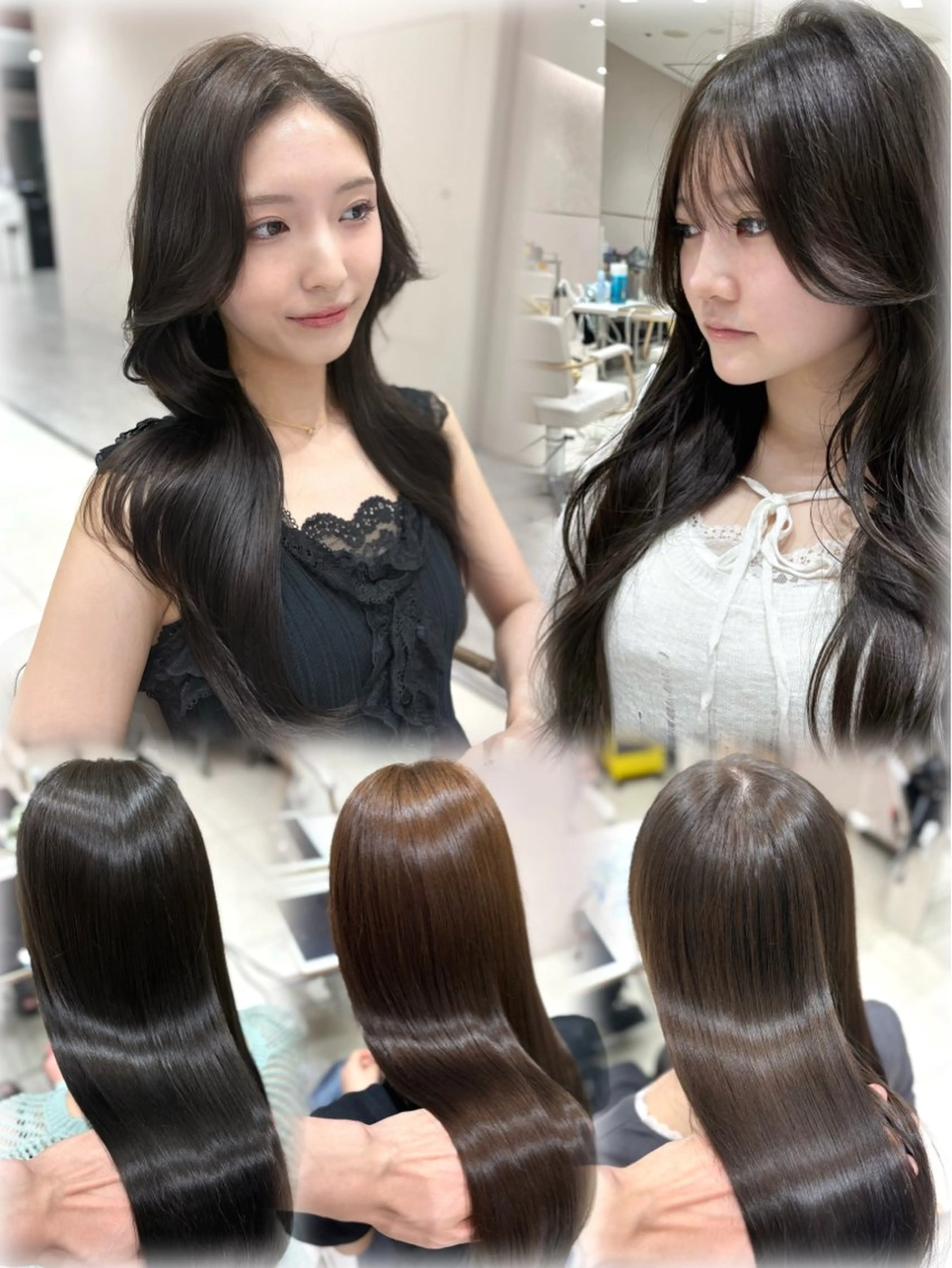 ロング カラー ヘアカラー トリートメント 銀座/赤み消し/ 透明感カラー🩶りくのヘアスタイル