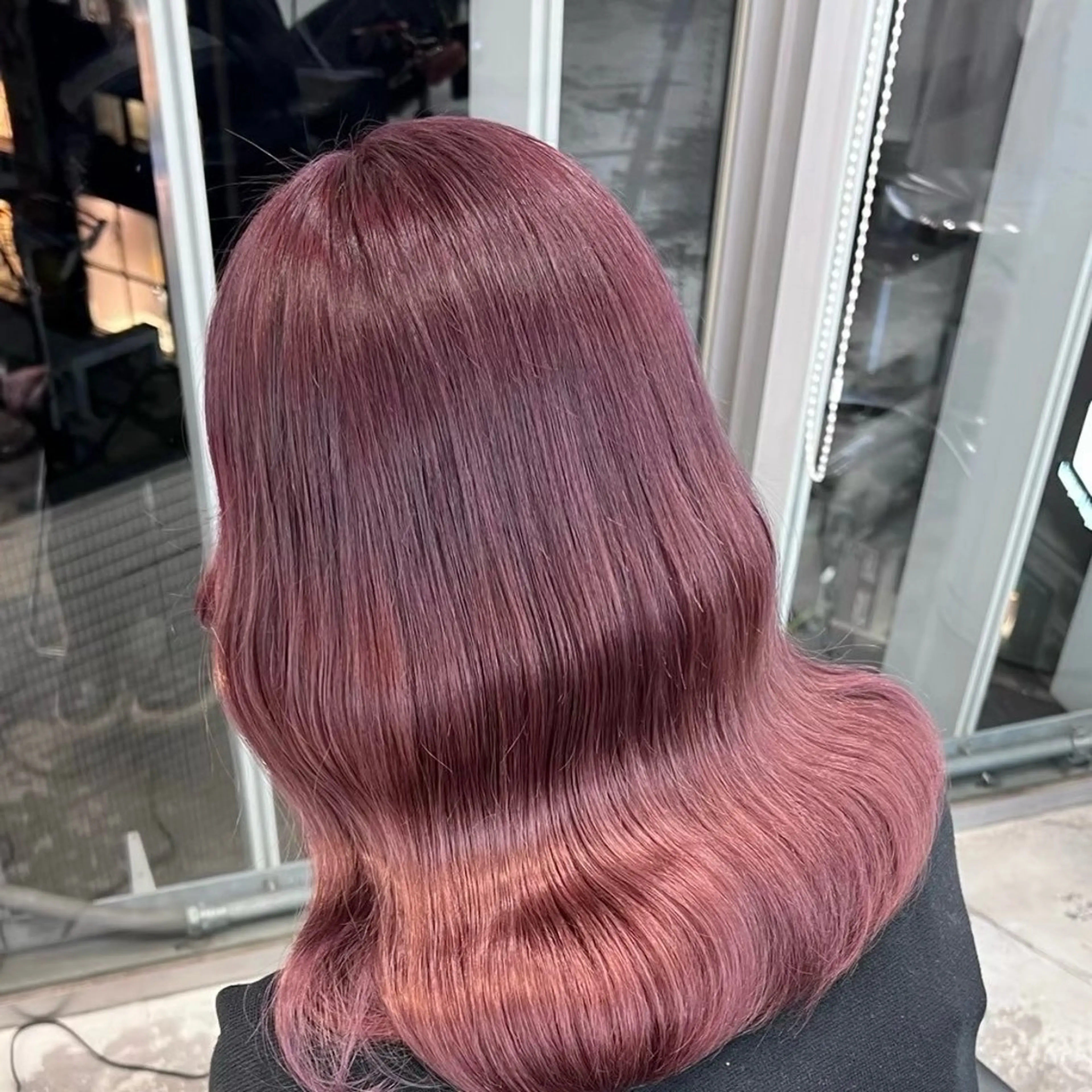 ロング カラー ピンクカラー ハイトーン×デザイン 🪽🫧HIKARIのヘアスタイル