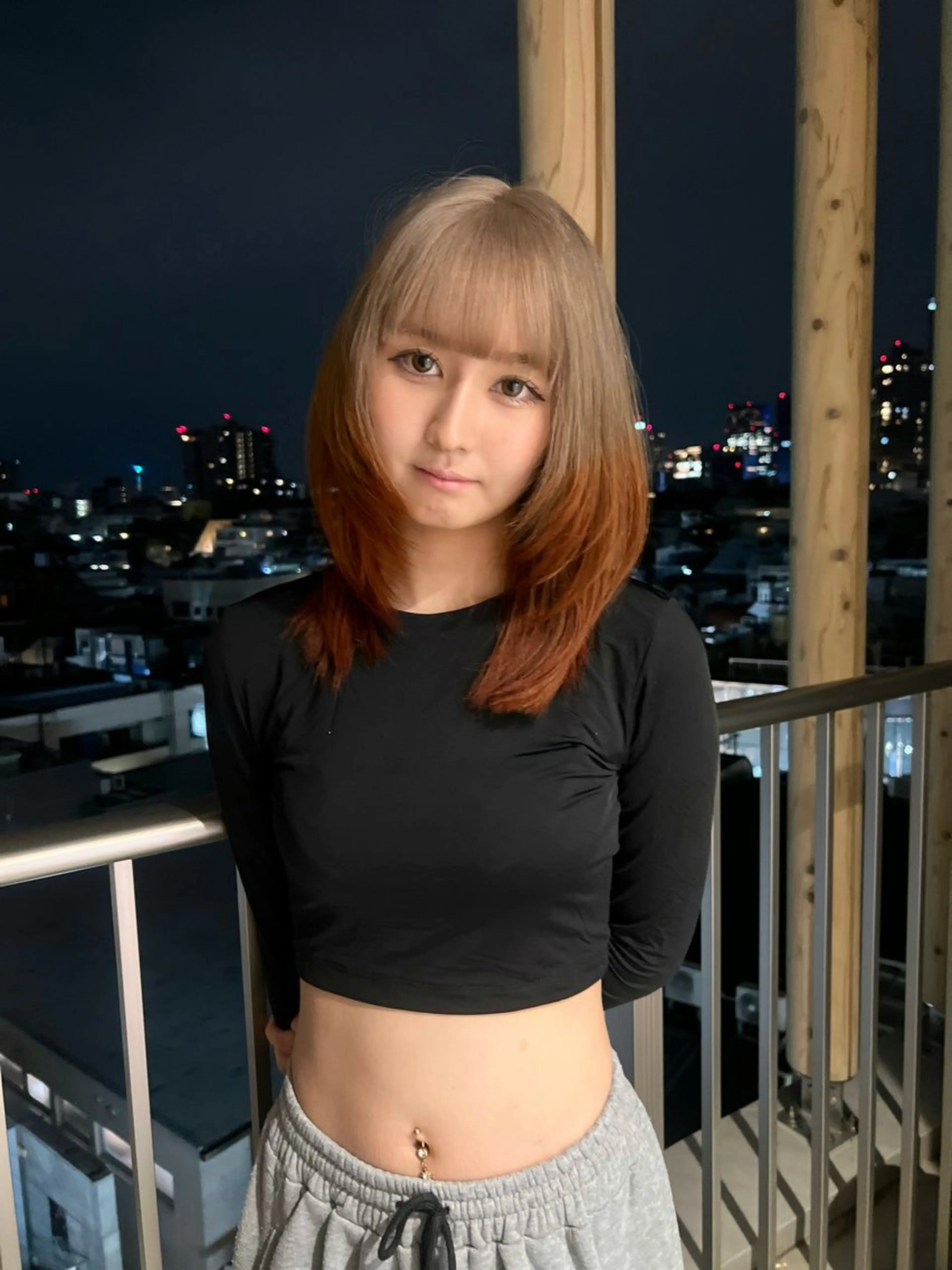 ミディアム カラー ブリーチ ケアブリーチ オレンジ ヘアカラー 24時間受付🌈ブリ ーチ特化RYUTOのヘアスタイル