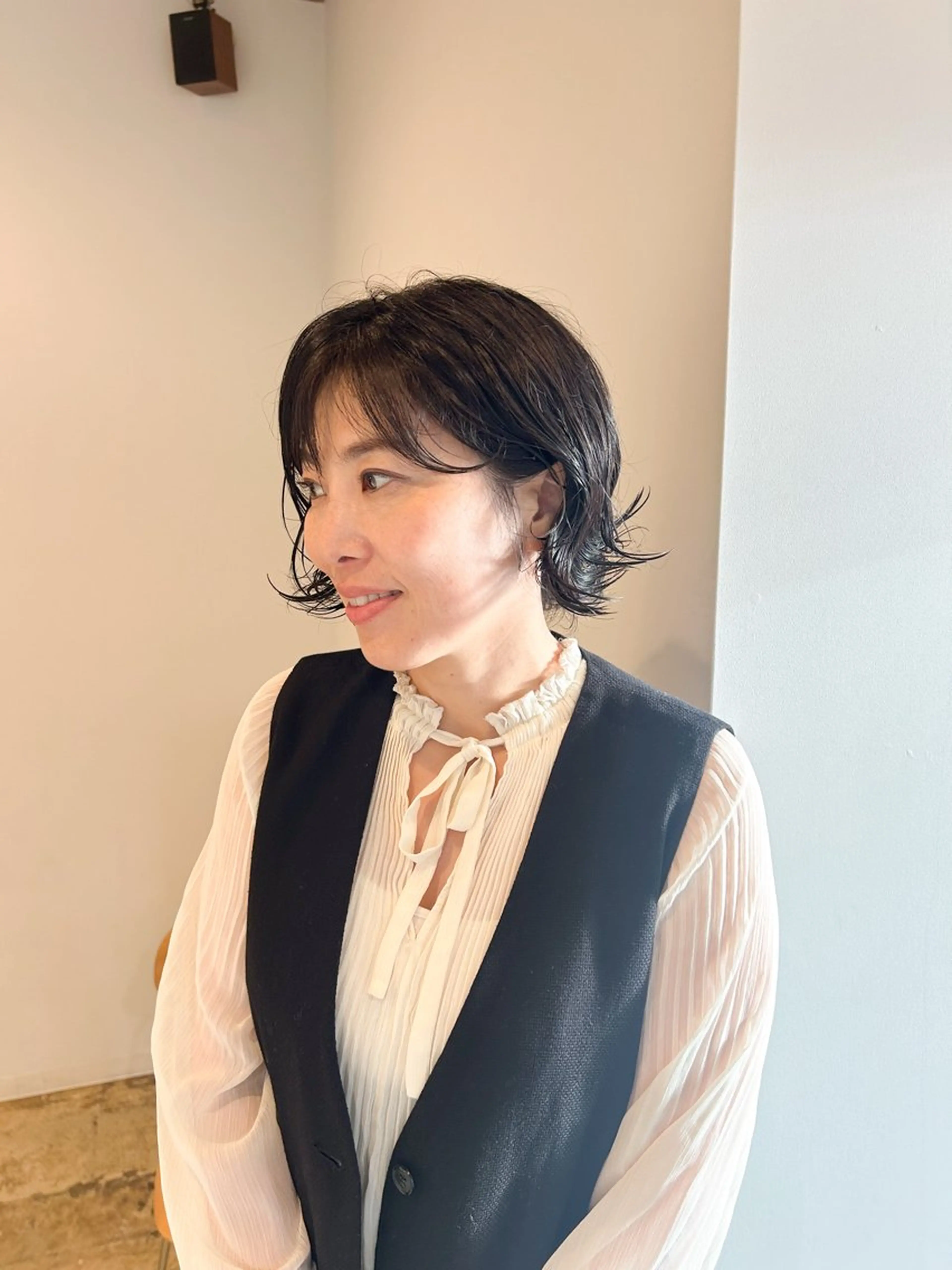 ショート パーマ パーマ 川端 明莉のヘアスタイル