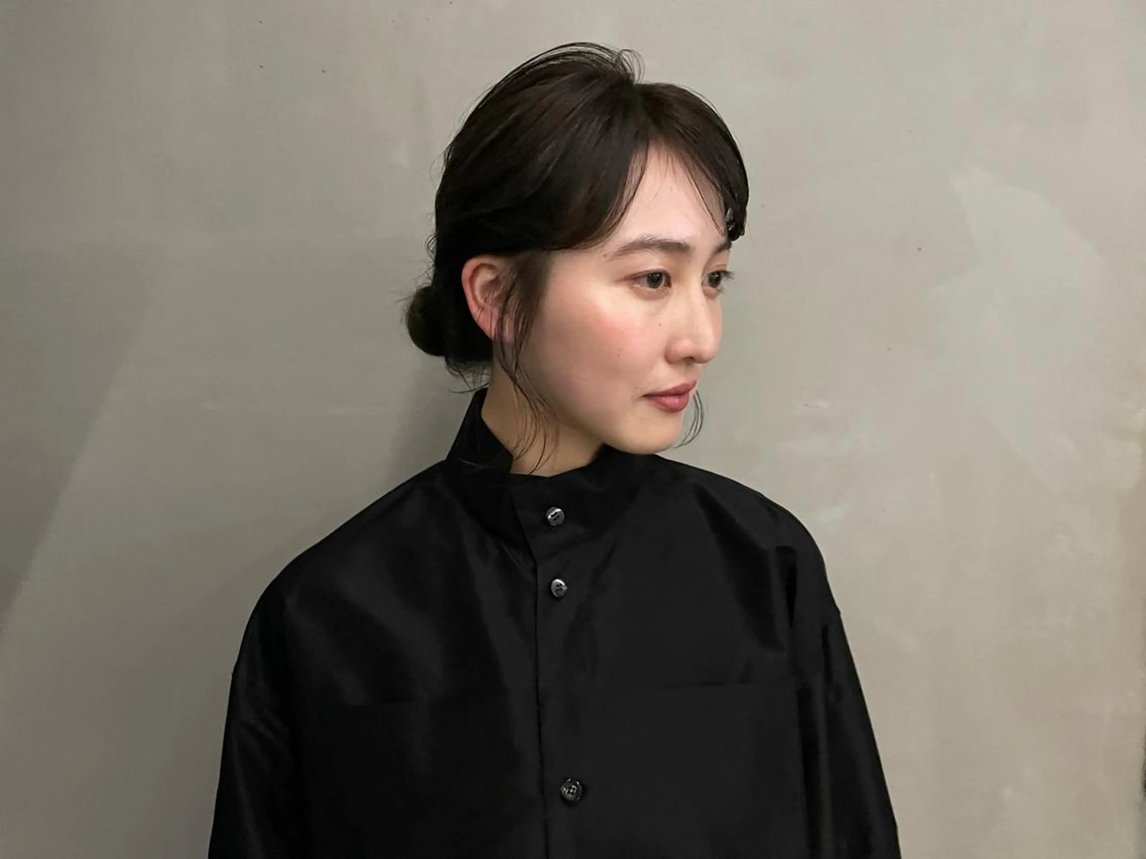 セミロング カット 佐伯 和佳のヘアスタイル