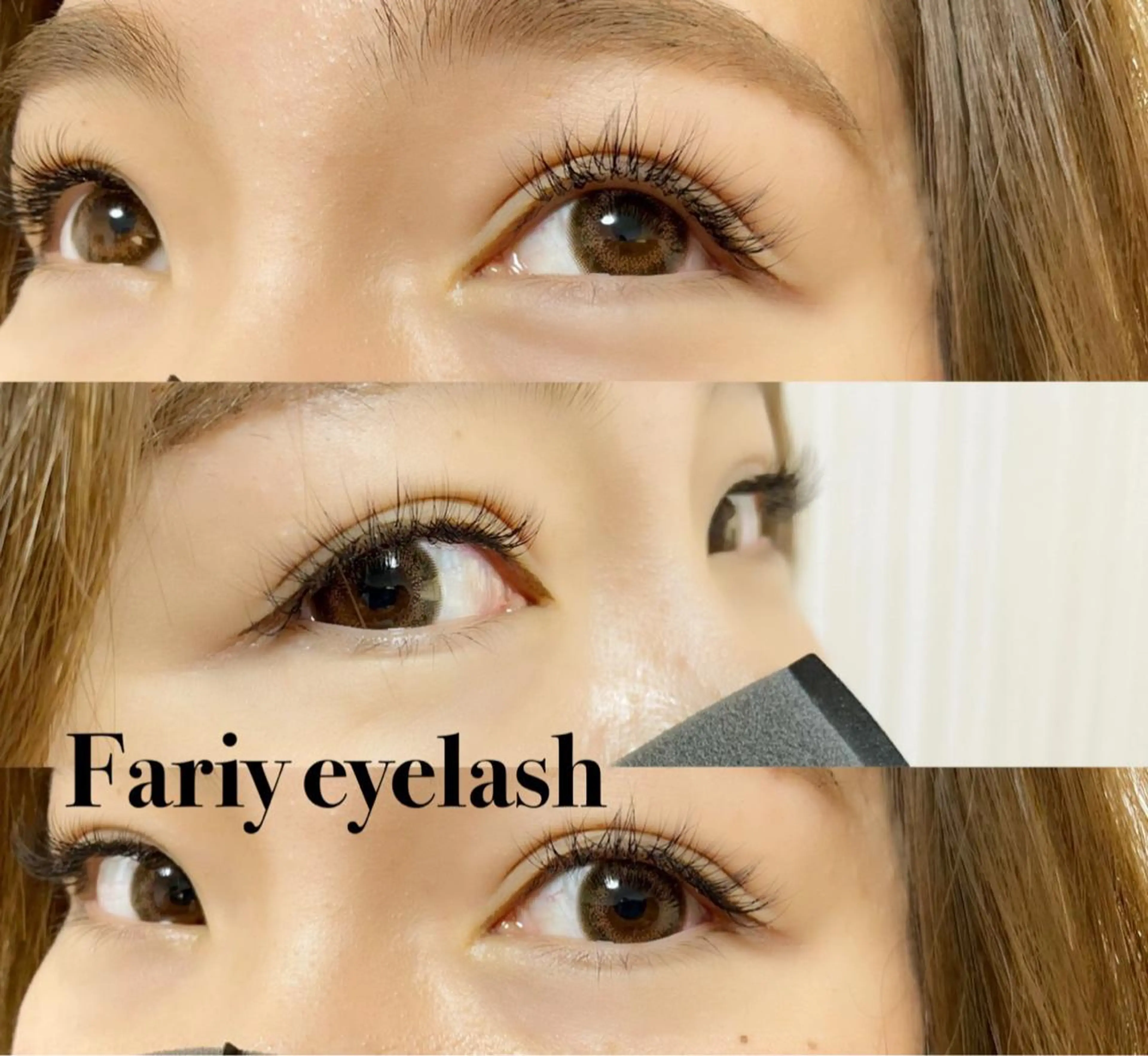 マツエク・マツパ キュート Dカール 目尻長め ナチュラル Total beauty salon Anela所属・Totalsalon Anelaのネイルデザイン