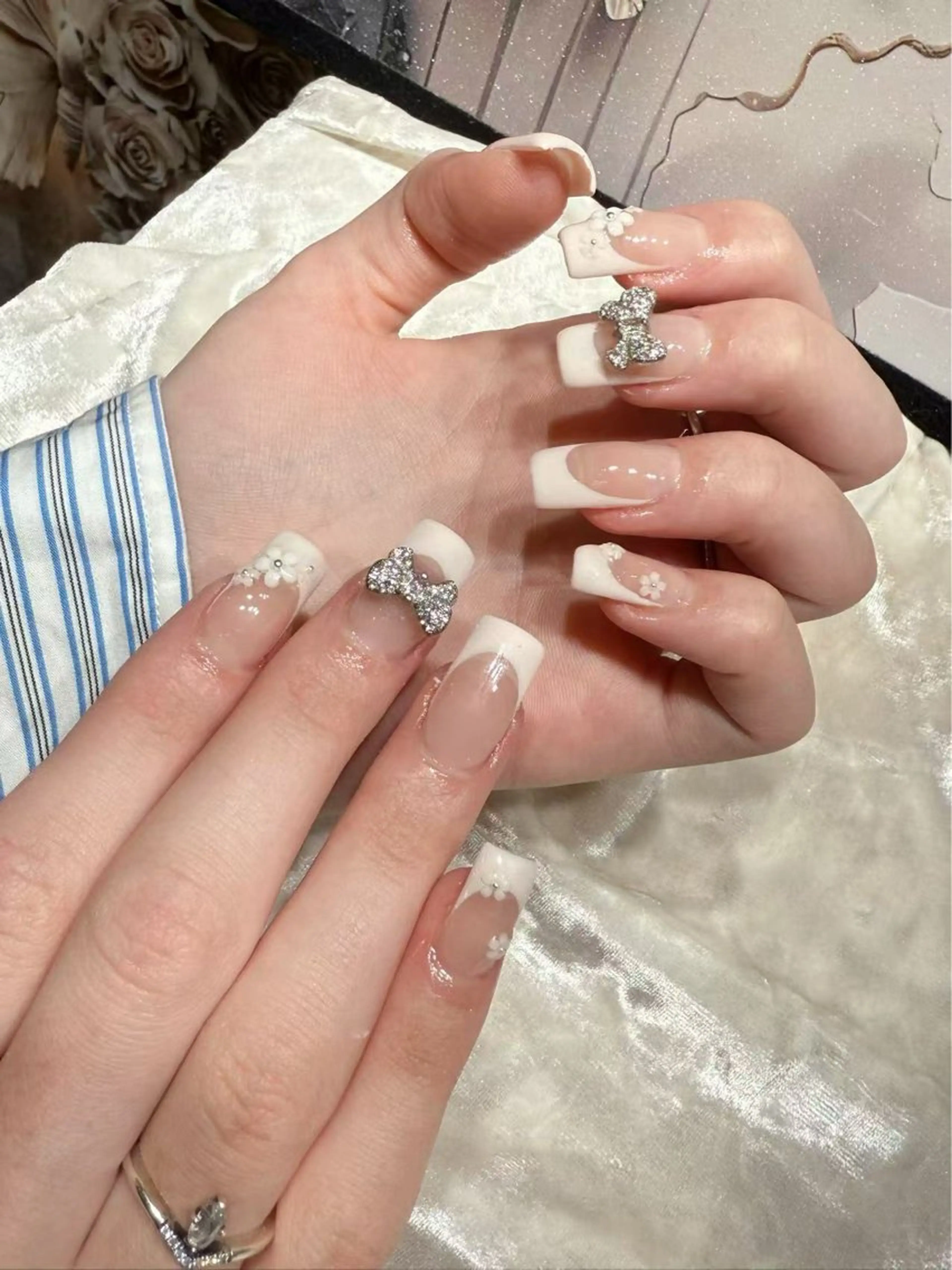 ネイル アートネイル フットネイル ジェルネイル ハート マグネットネイル My nail所属・babarla Nailのネイルデザイン