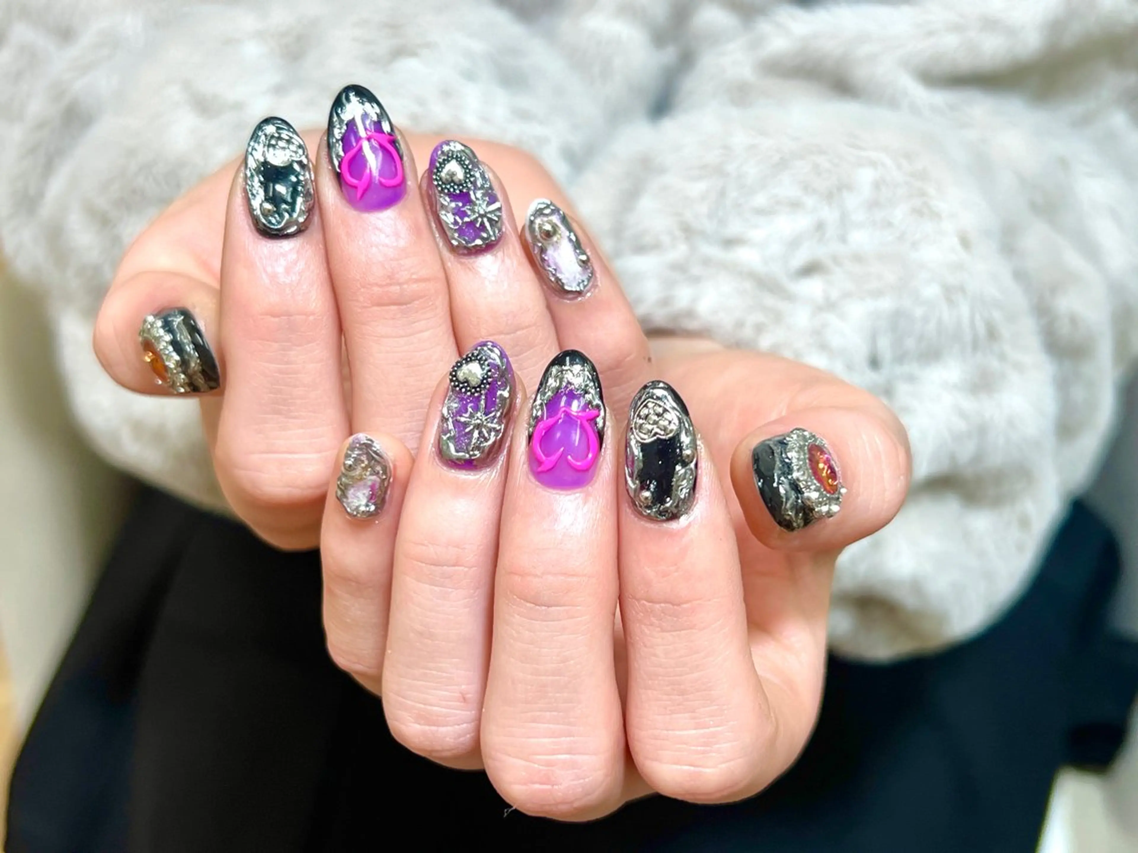 ネイル ジェルネイル 韓国ネイル 持ち込み ハンドネイル Painty所属・Painty nailのネイルデザイン