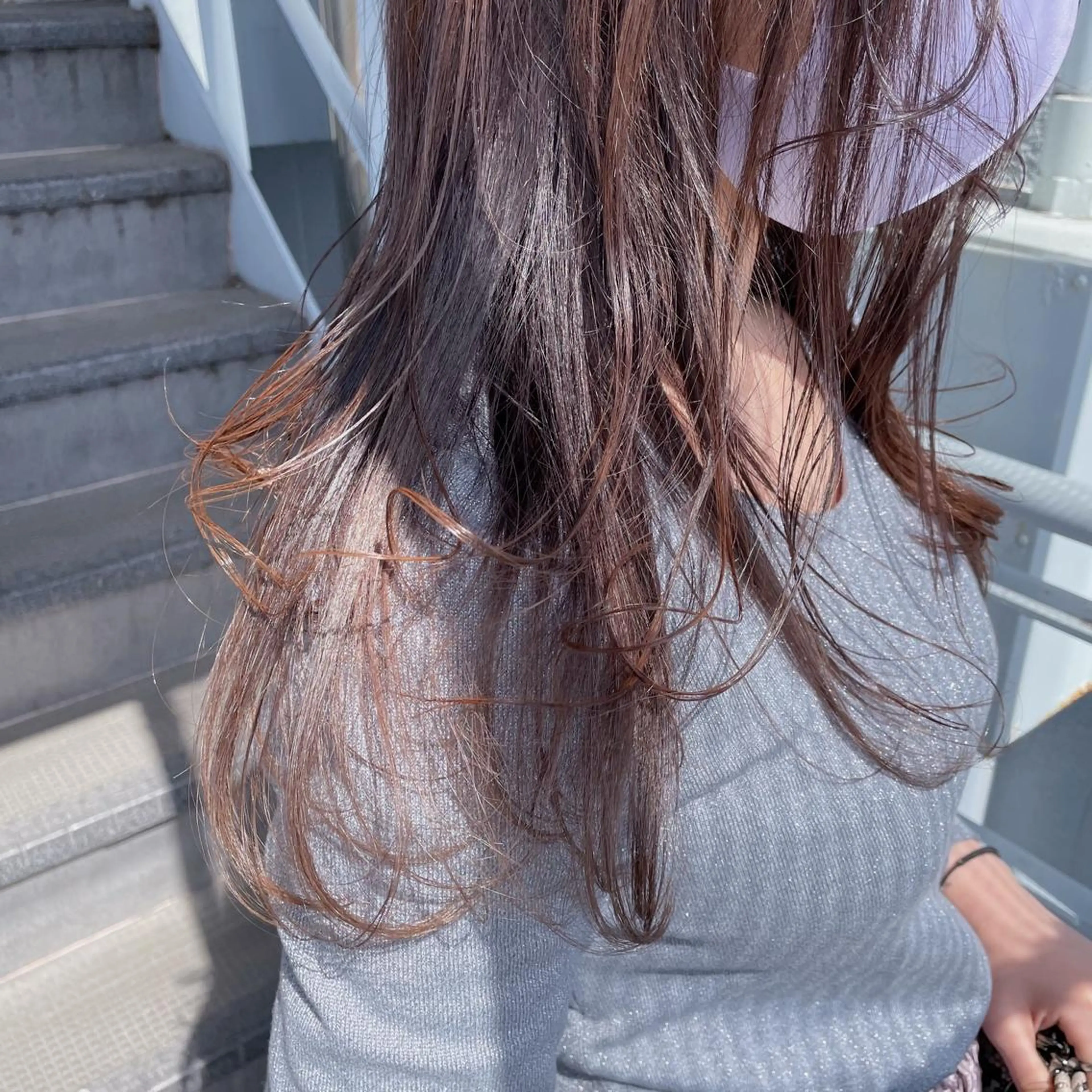 ロング カラー ヘアアレンジ ベージュカラー なつき/艶ピンク/ girly hairのヘアスタイル