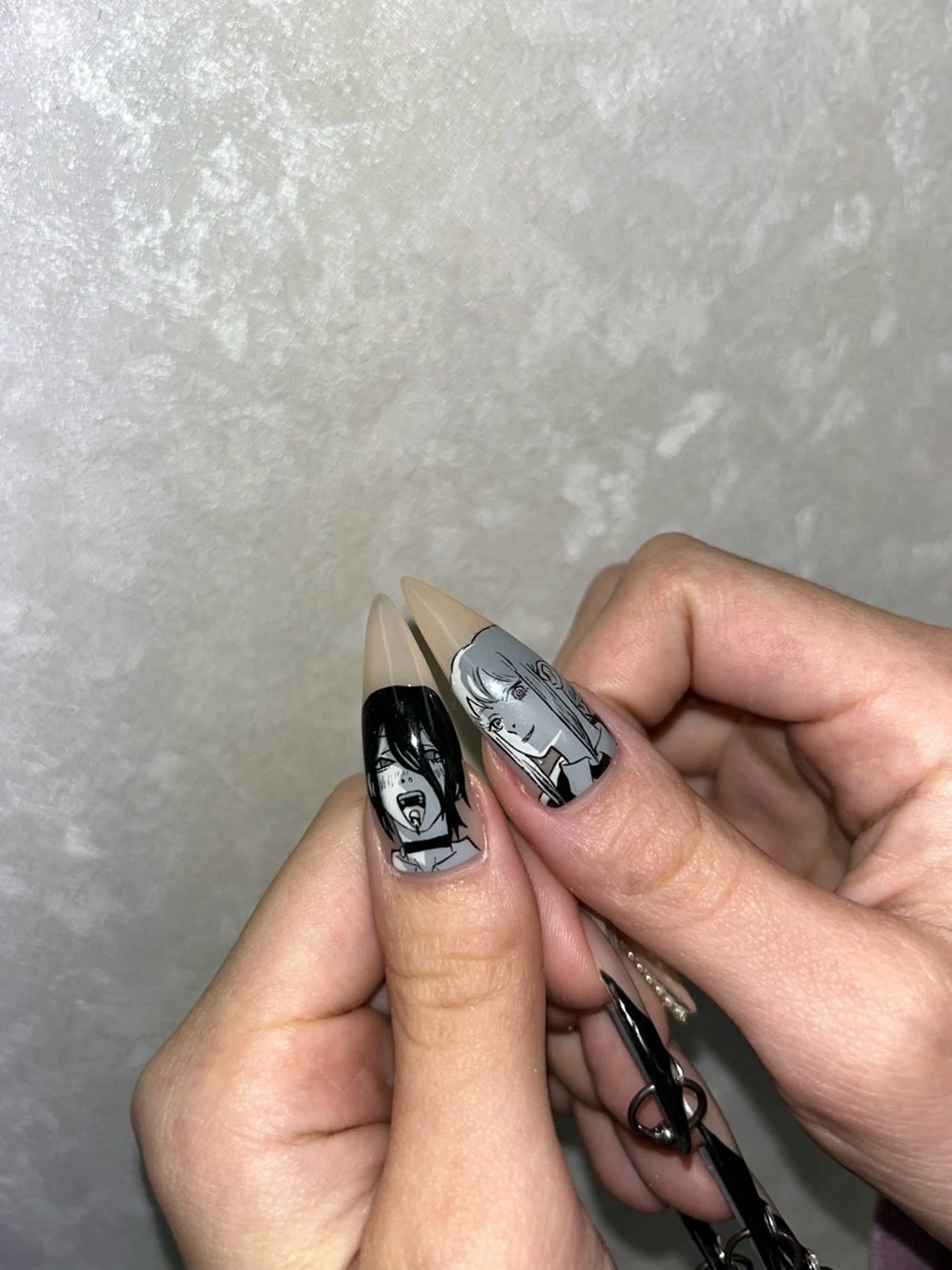 【長さ出し10本】痛ネイル1本+アートコースの写真