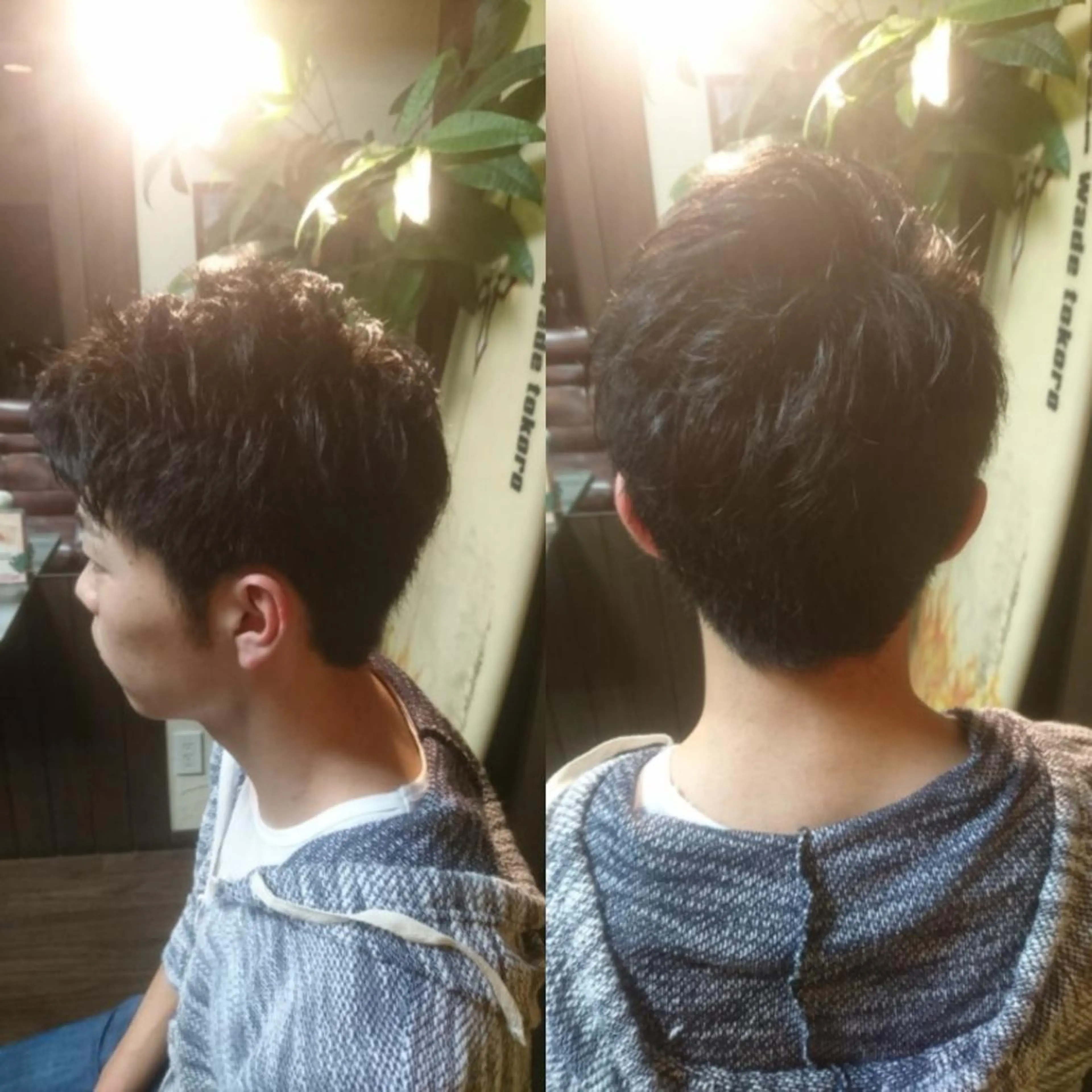 メンズ カット サンフラット所属・岡林 選のヘアスタイル