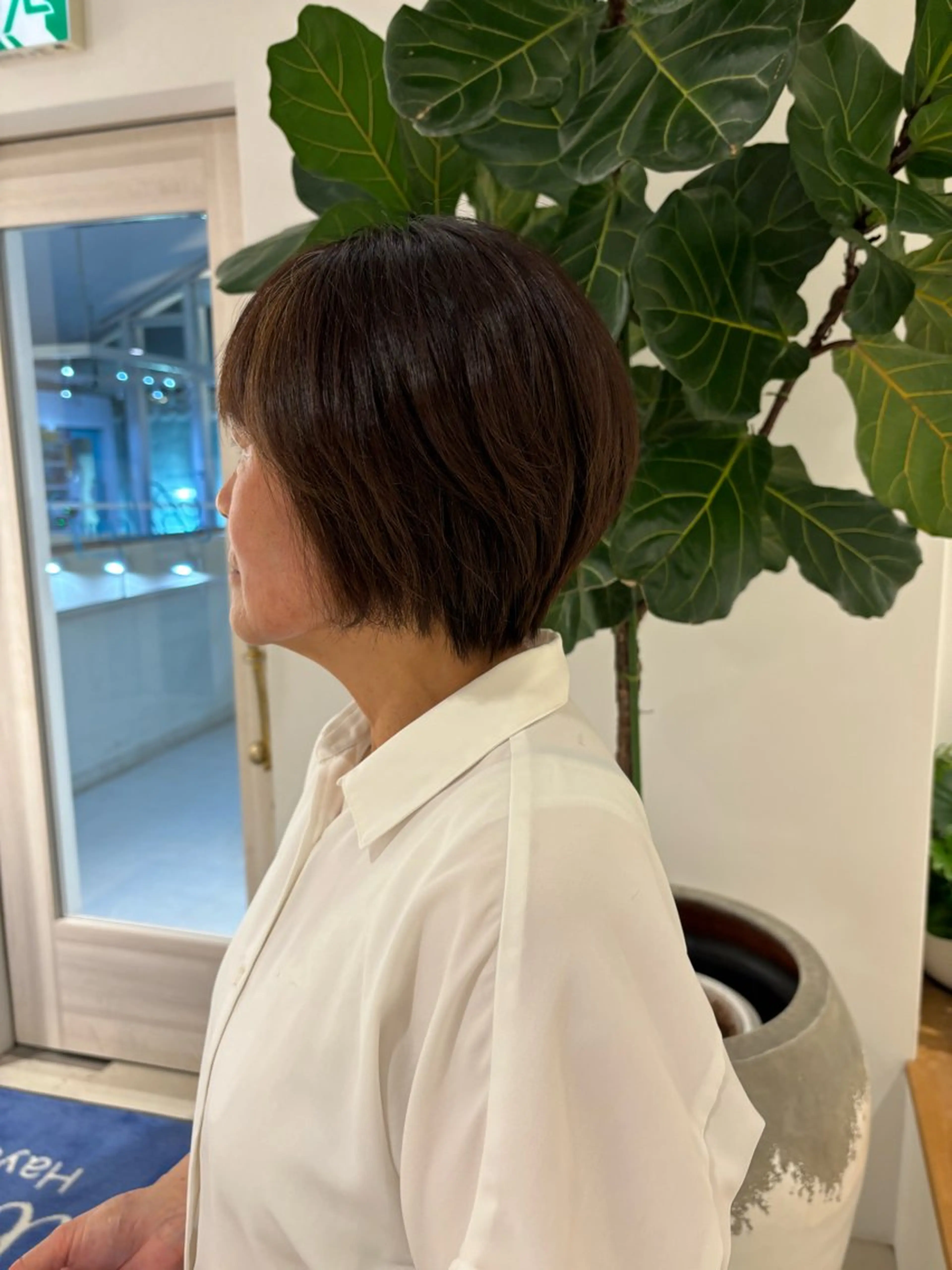 ショート 🎀調布仙川透明感オ リーブカラー干莉🎀のヘアスタイル