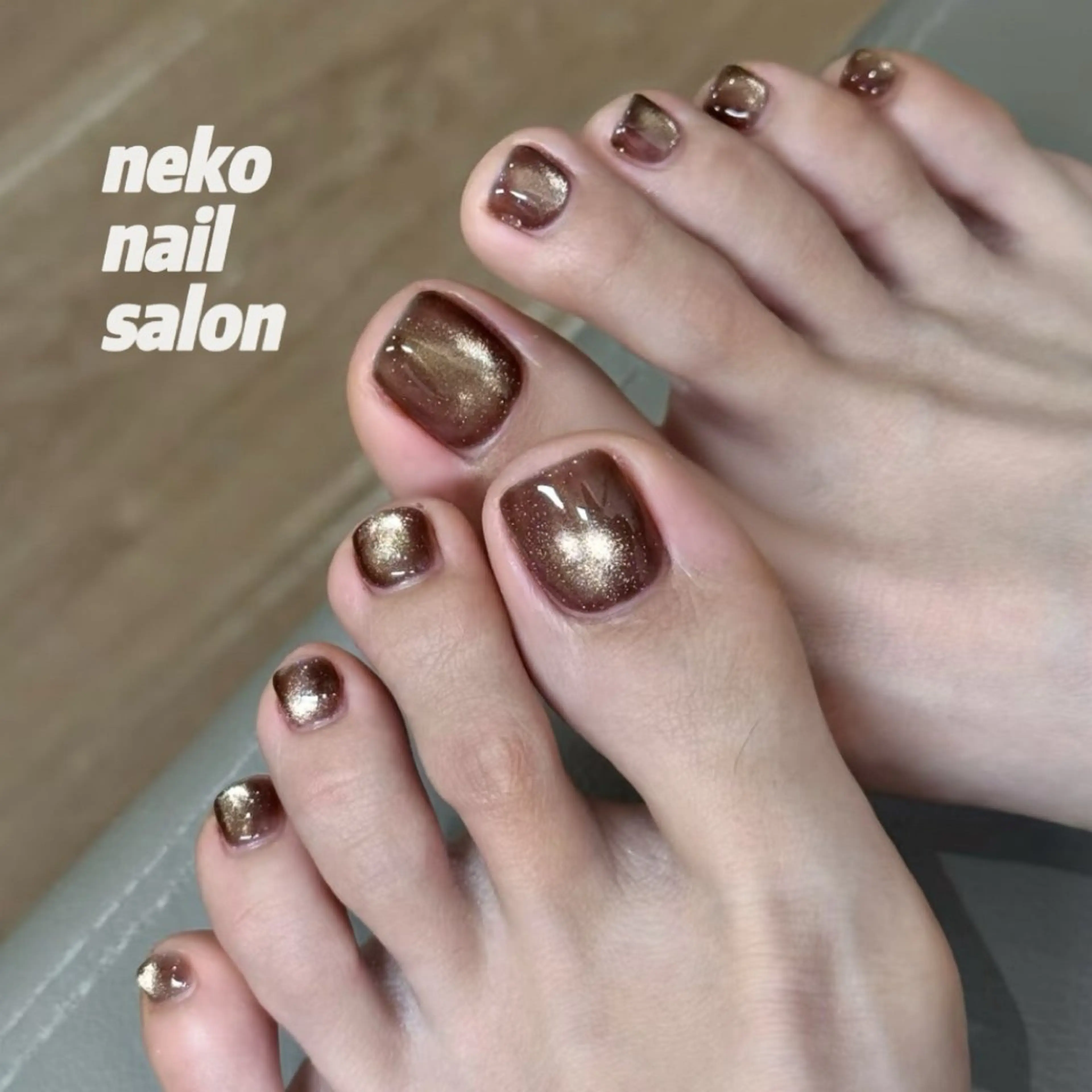 ネイル フットネイル マグネットネイル フットネイル neko nail所属・neko nailのネイルデザイン