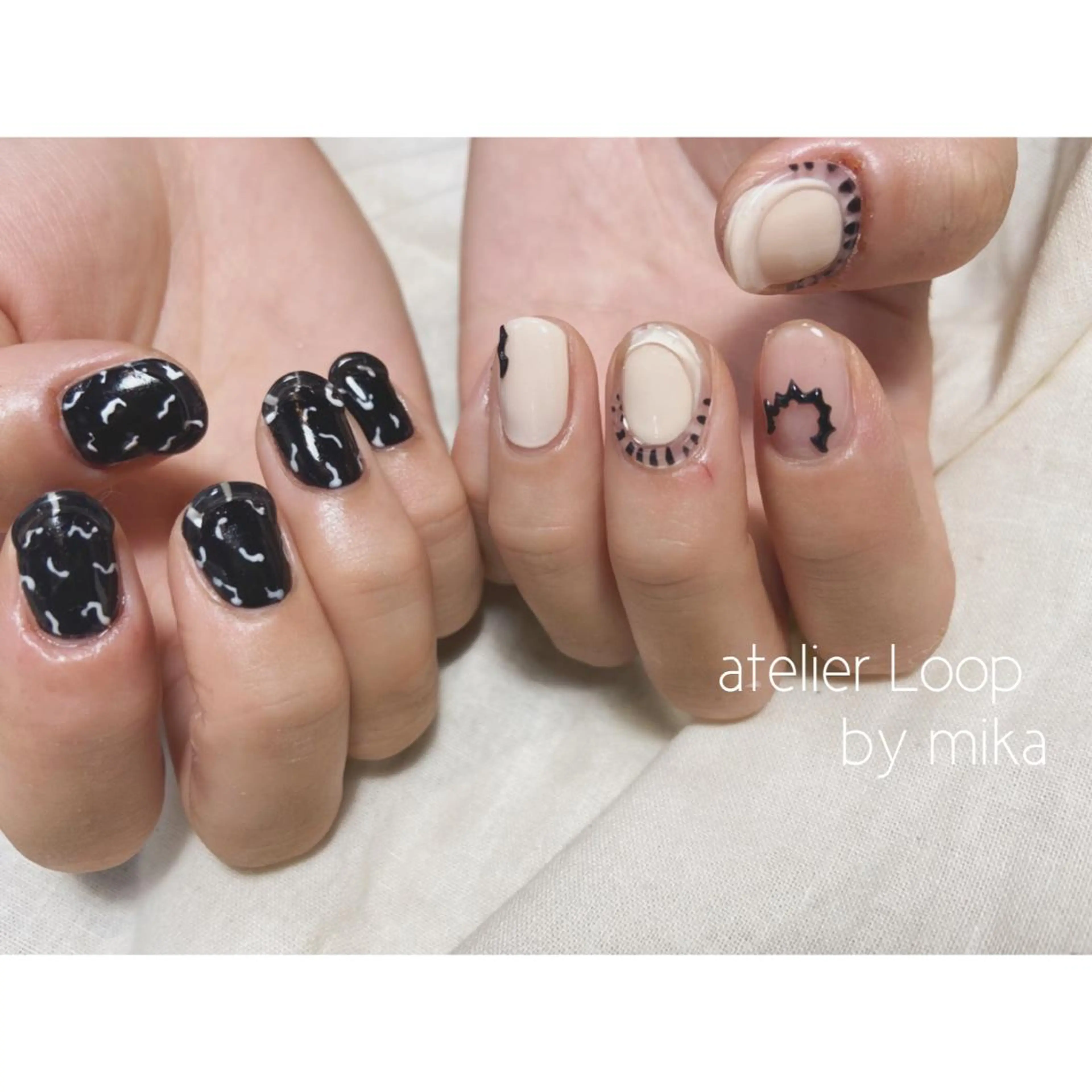 ネイル ハンドネイル atelierLoopbyshiho所属・atelier Loop♪MIKAのネイルデザイン