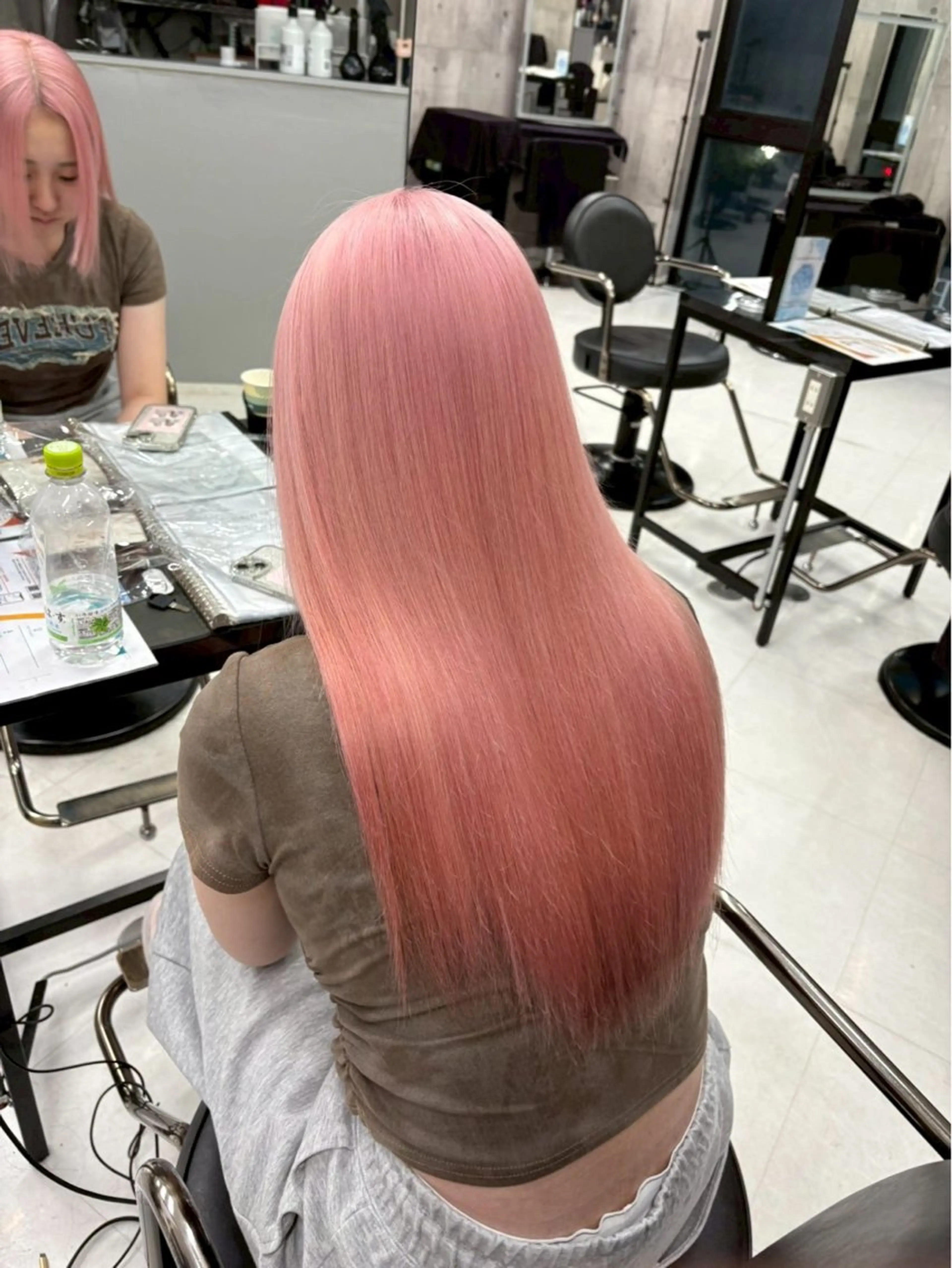 ロング カラー アッシュ バレイヤージュ ミストバング ブリーチ ブロンド ヘアカラー トリートメント hayato🌟/ ツヤサラハイトーンのヘアスタイル