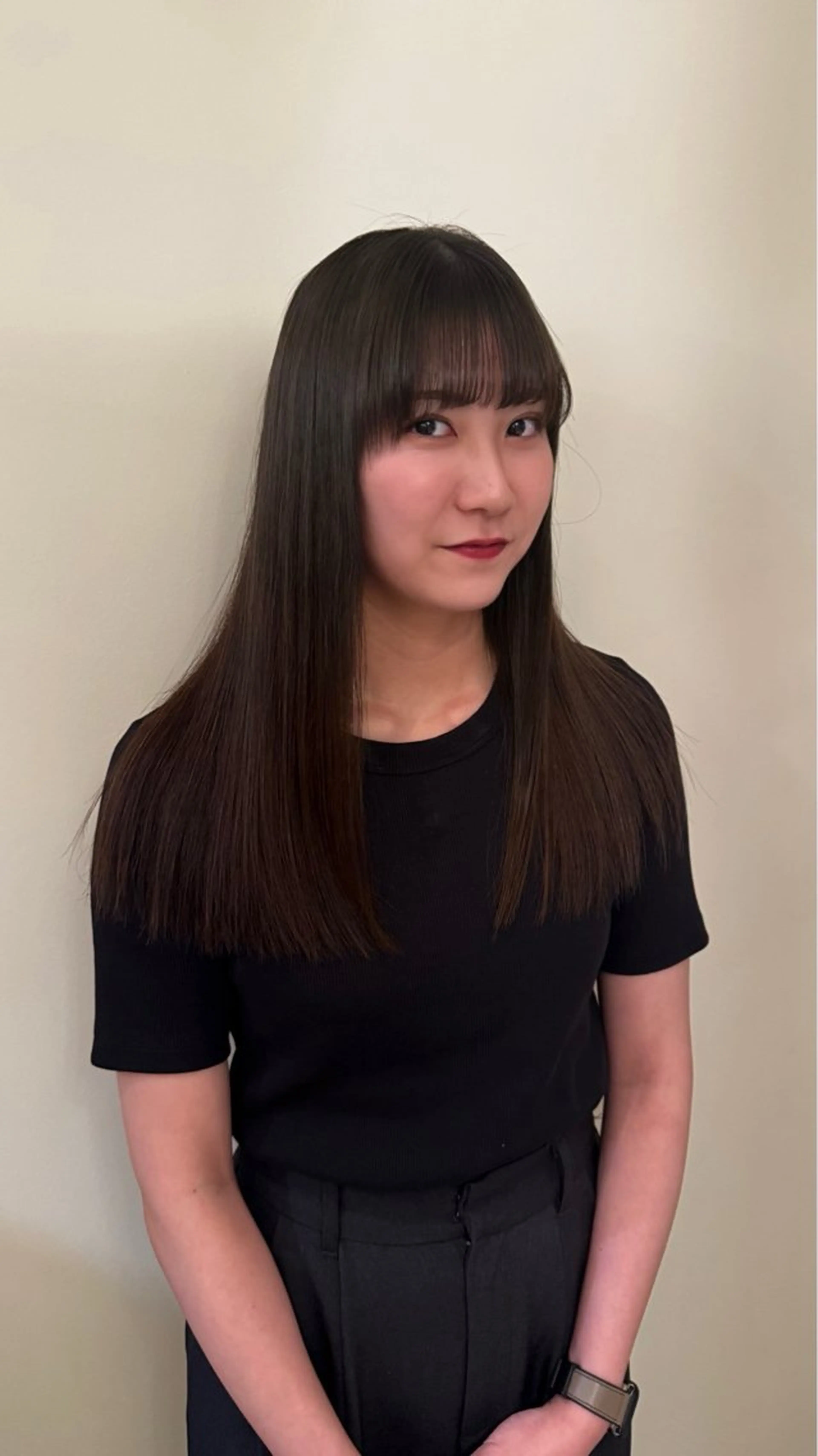 カラー ヘアカラー トリートメント ピエドプール NINAのヘアスタイル