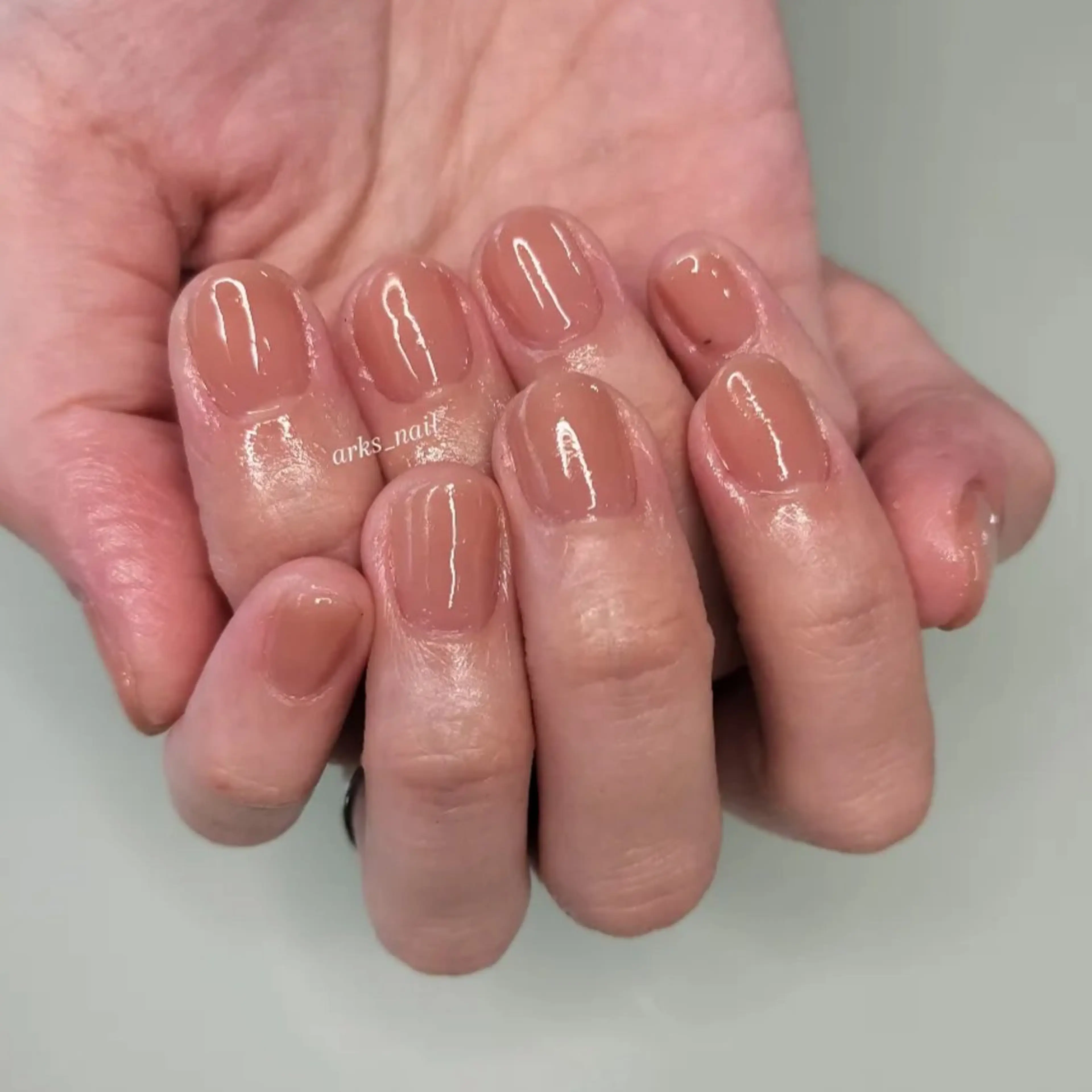 ネイル ジェルネイル ワンカラーネイル ハンドネイル アークス所属・arks nailのネイルデザイン