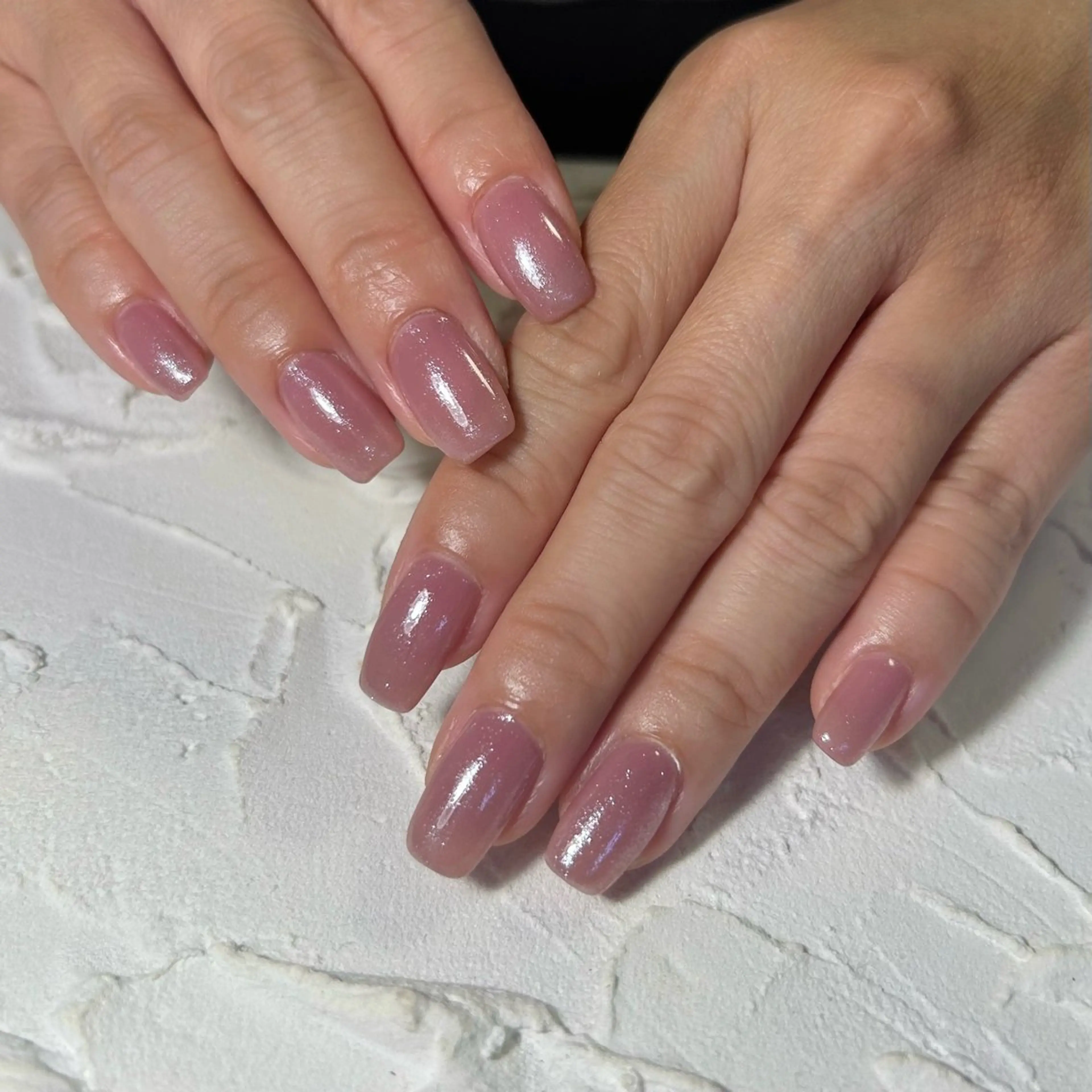 ネイル ラメ(グリッター) ワンカラーネイル ハンドネイル Lofinails ちひろのネイルデザイン