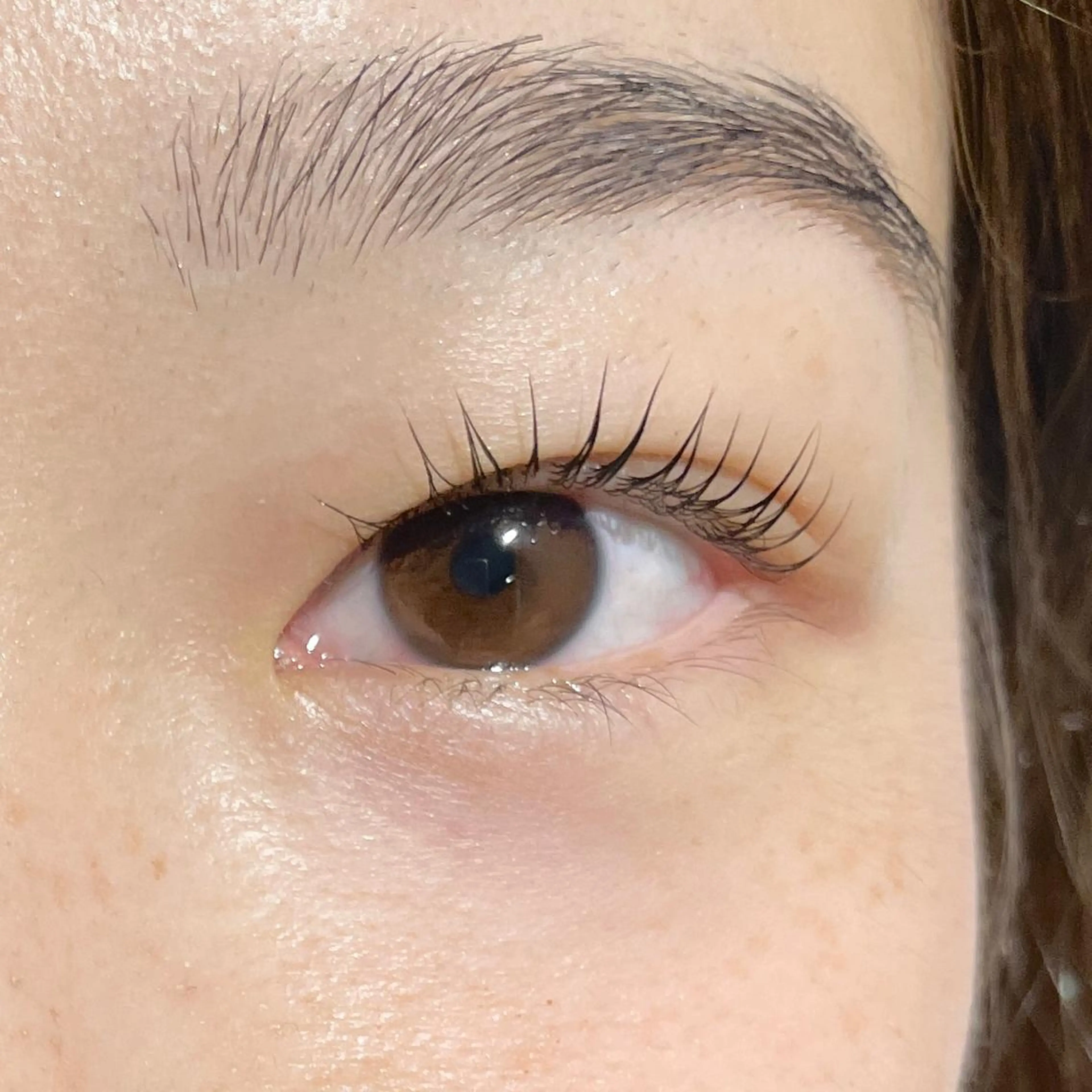 マツエク・マツパ パリジェンヌラッシュリフト re; みおのヘアスタイル