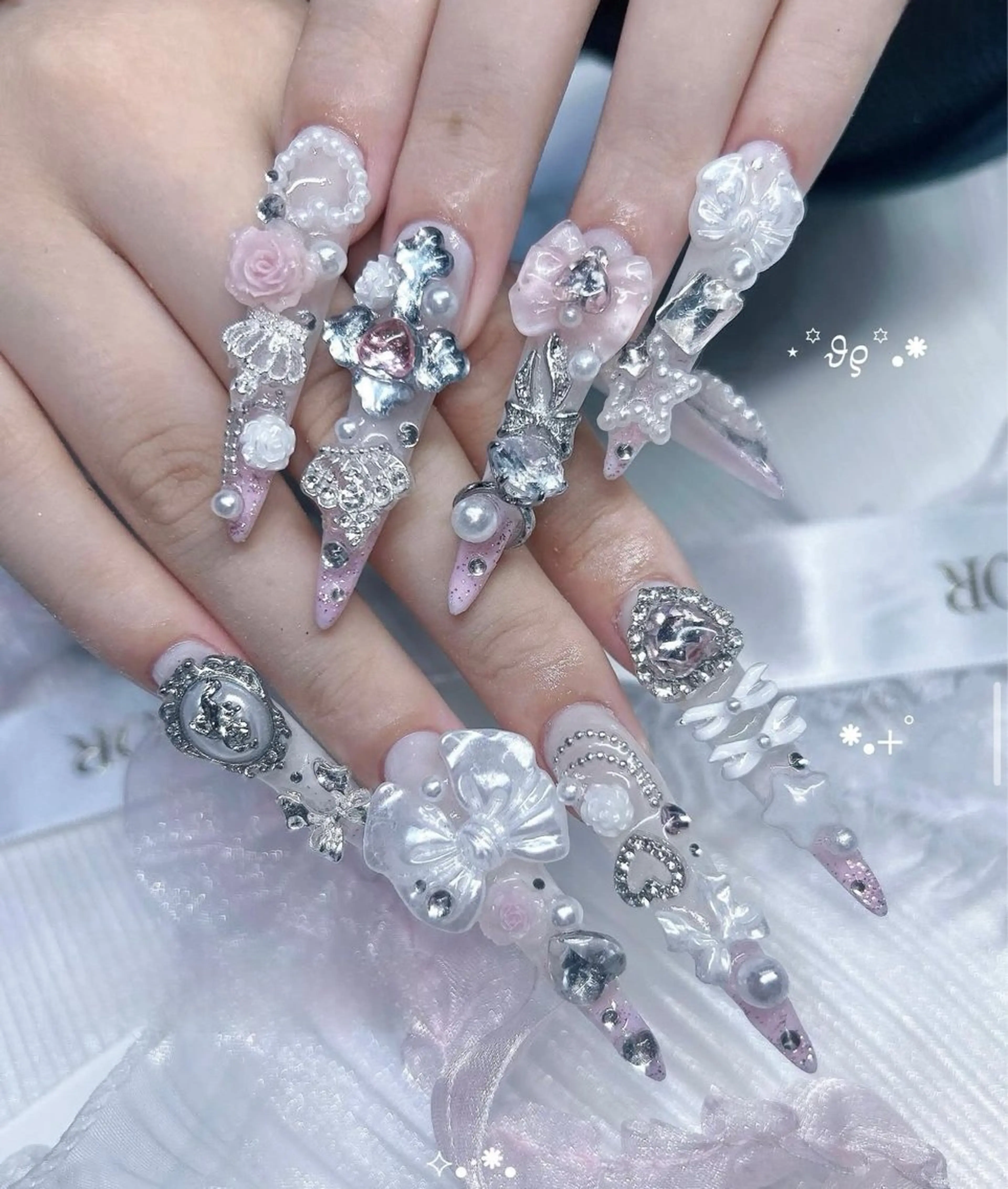 ネイル 長さ出し Mi nailsのネイルデザイン