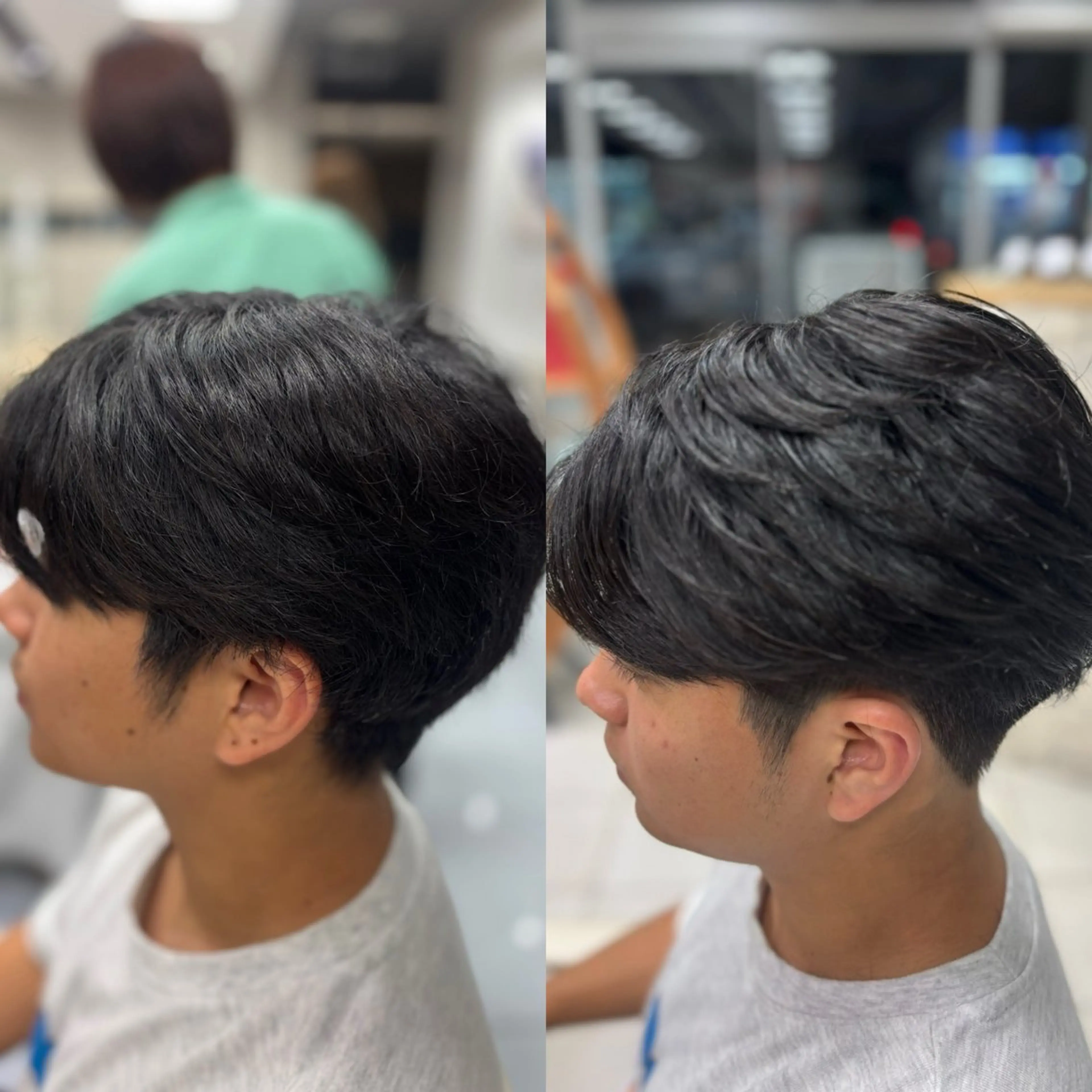 ショート パーマ メンズ カット パーマ メンズ特化韓国風 パーマスタイル/りんのヘアスタイル