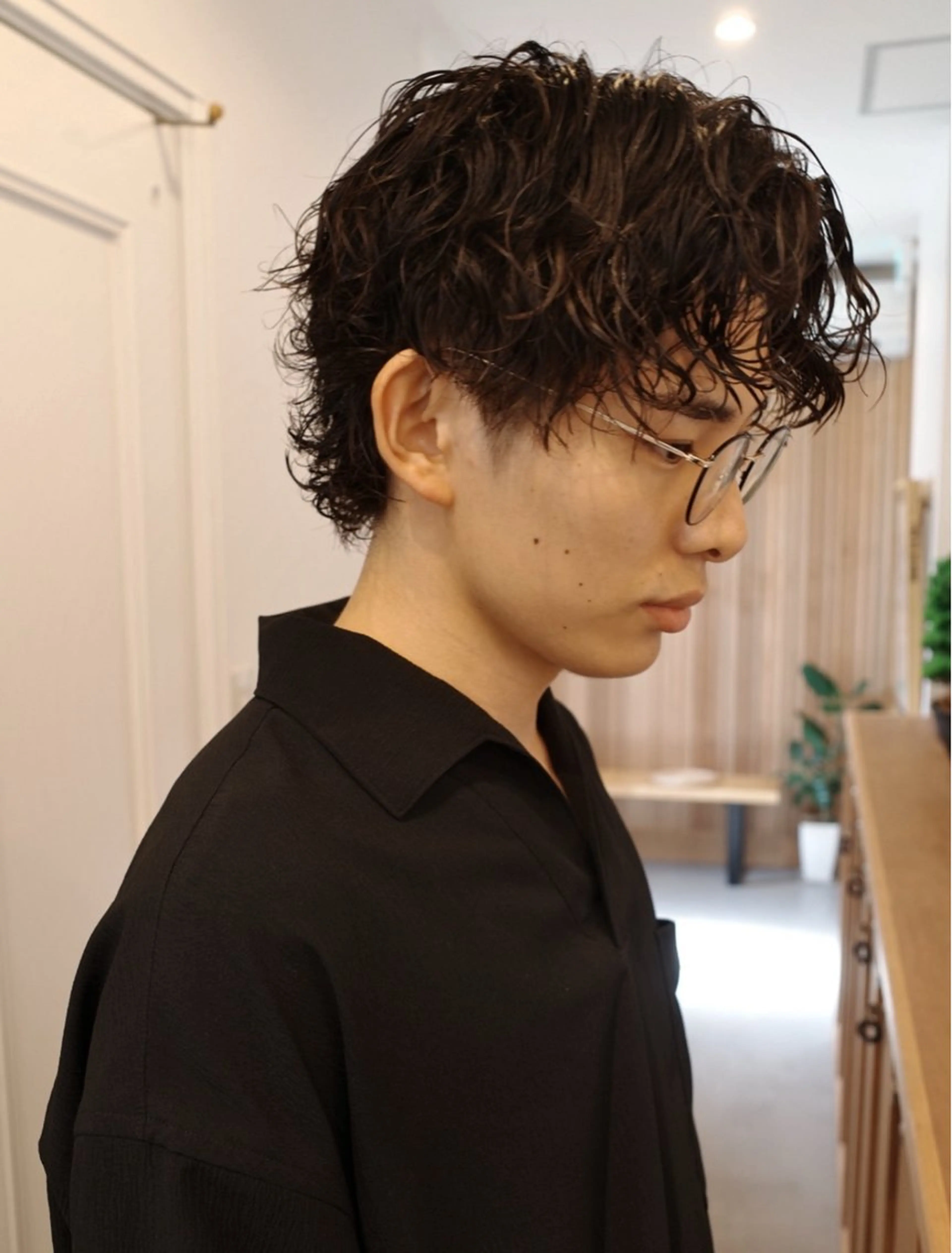 メンズカット＋スパイラル等特殊パーマの写真