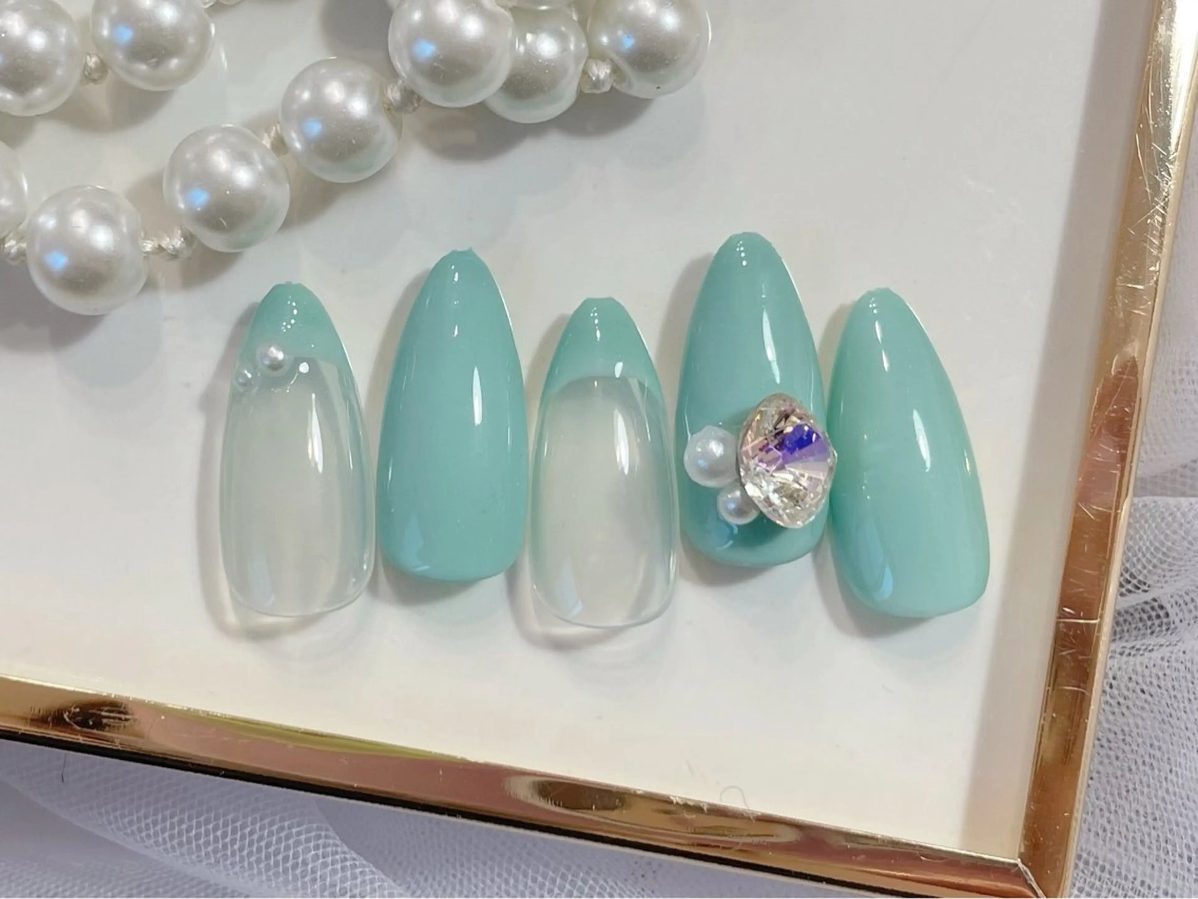 ネイル シンプルネイル ワンホンネイル 【パラジェル・フィルイン】Nailsalon　Merci東中野所属・Merci shigaのネイルデザイン