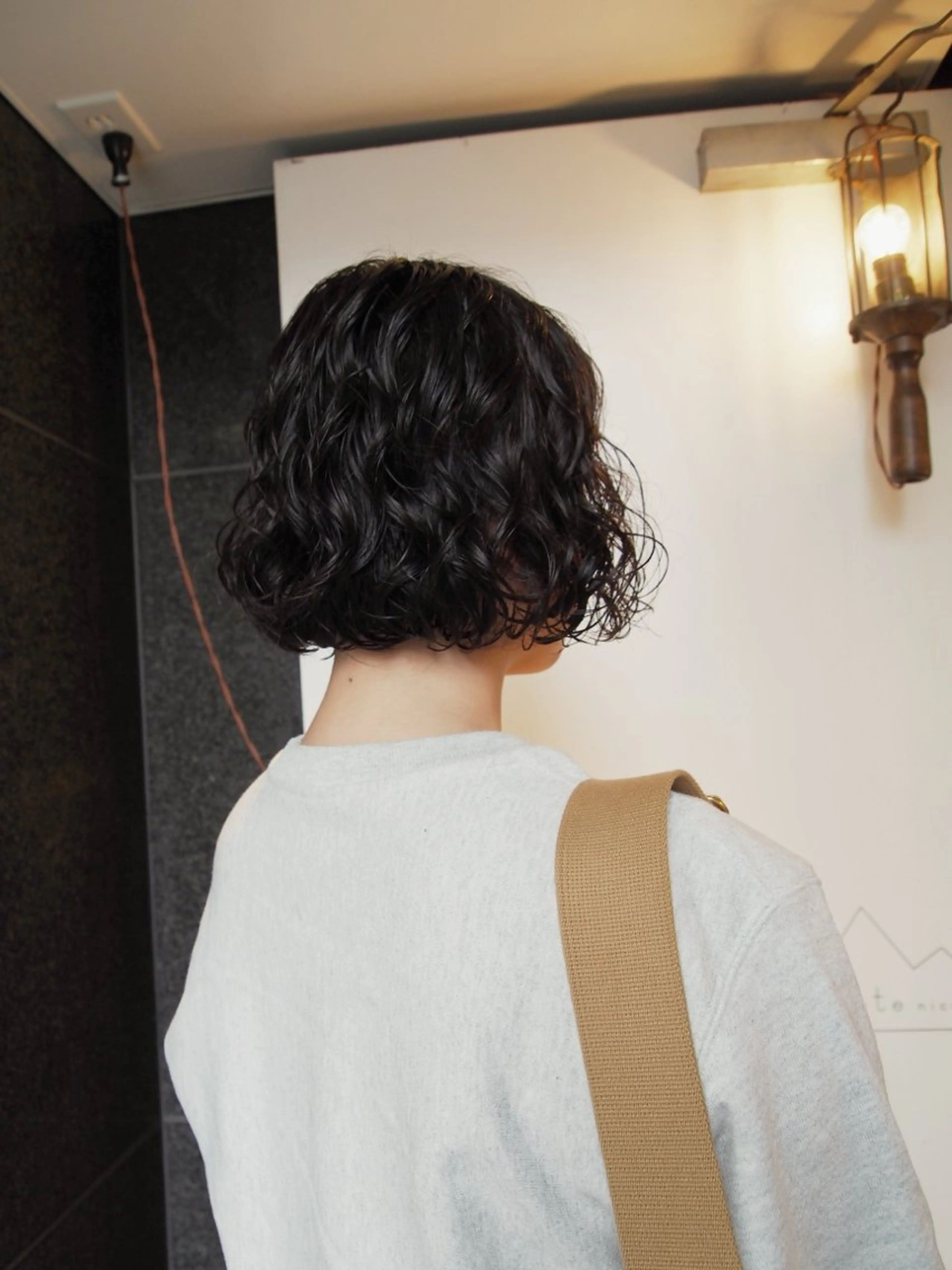 ミディアム カット パーマ トリートメント 似合わせパーマ 🌼カンナのヘアスタイル