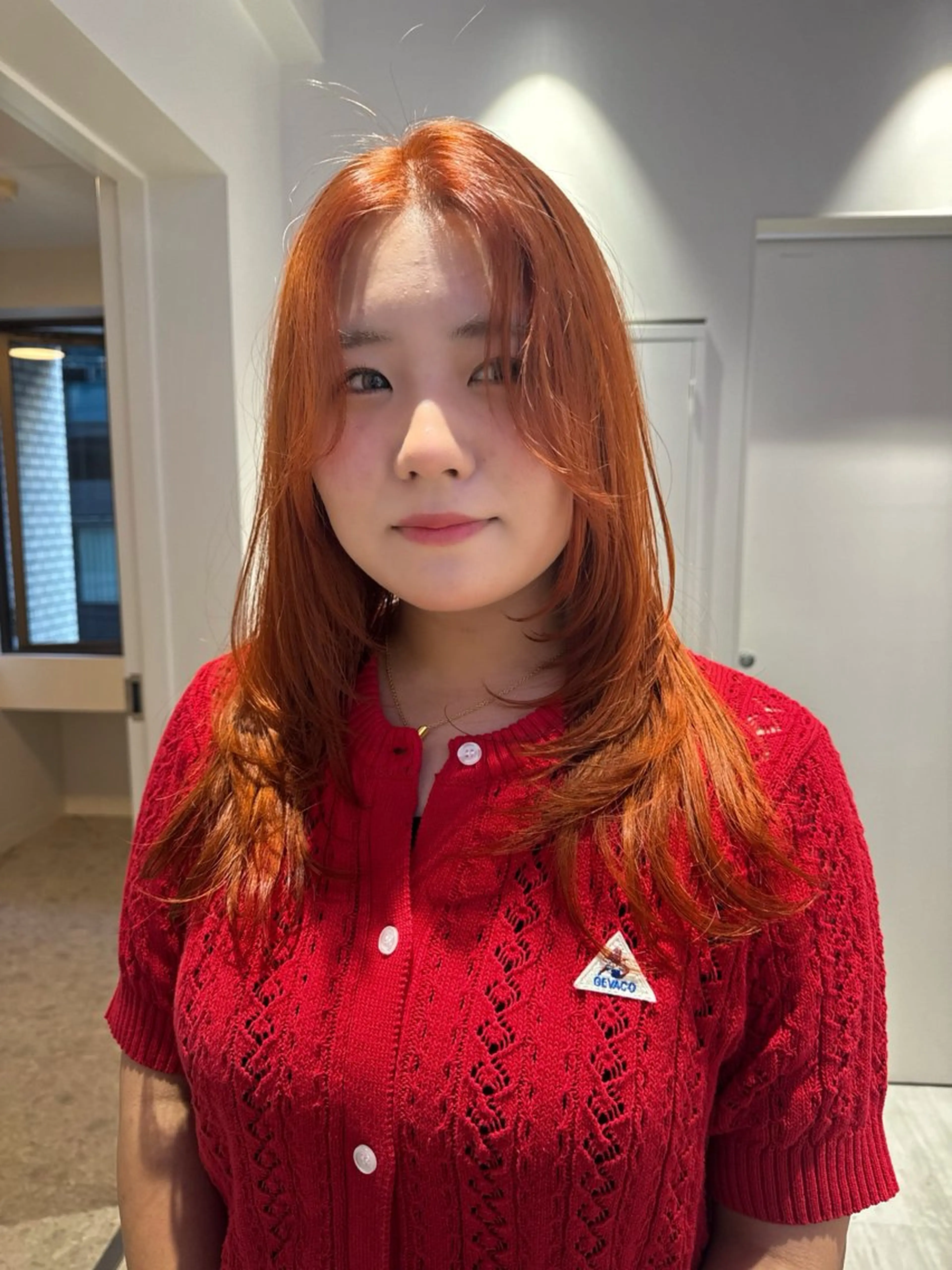 カラー オレンジ ヘアカラー icon所属・Ami / icon博多のヘアスタイル