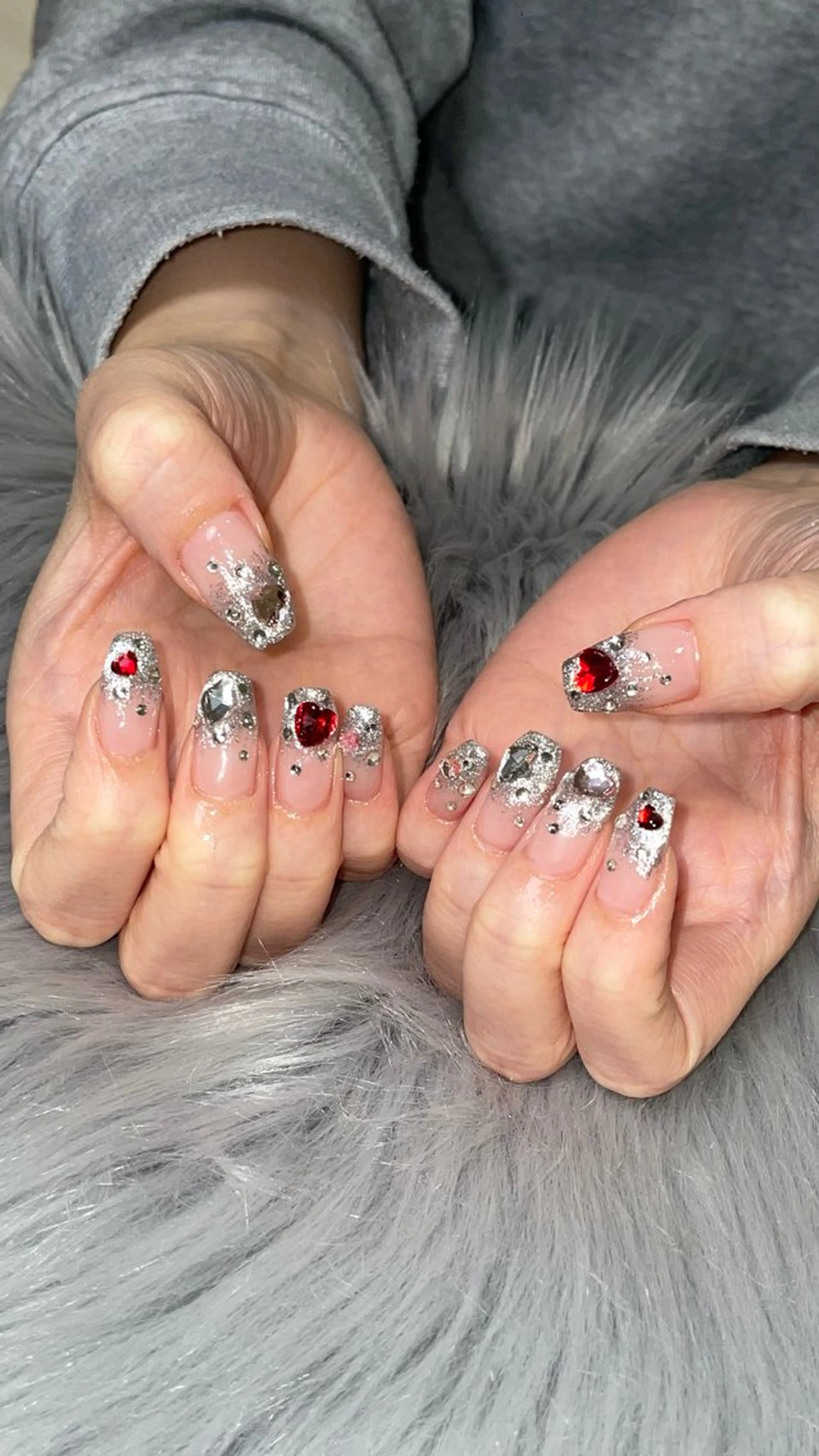 ネイル ラメ(グリッター) RICO NAIL所属・RICO Nail パーツつけ放題🌈のネイルデザイン