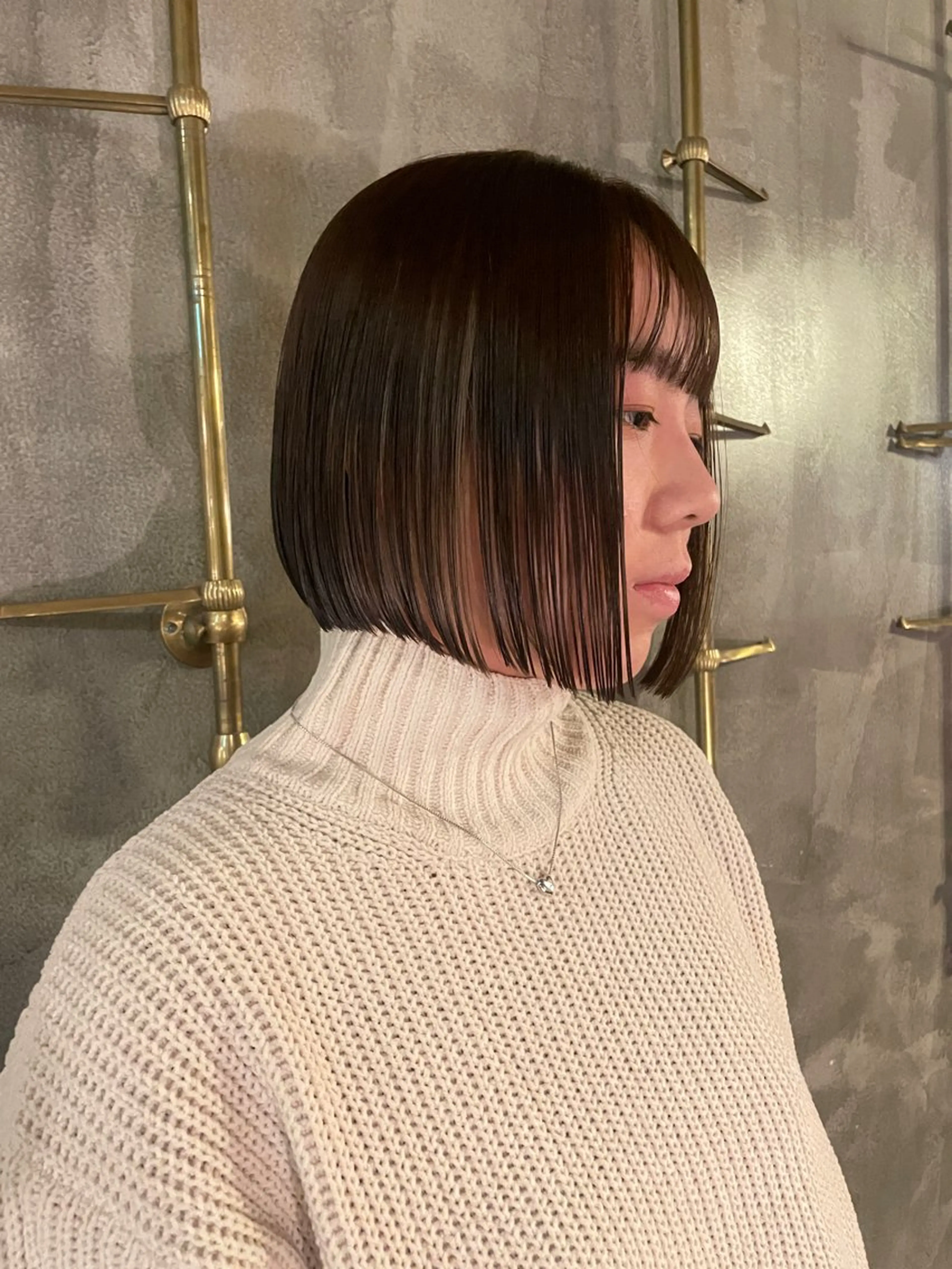 ショート カラー パーマ ヘアアレンジ カット ヘアカラー トリートメント レイヤー/ 透明感カラー/マドカのヘアスタイル