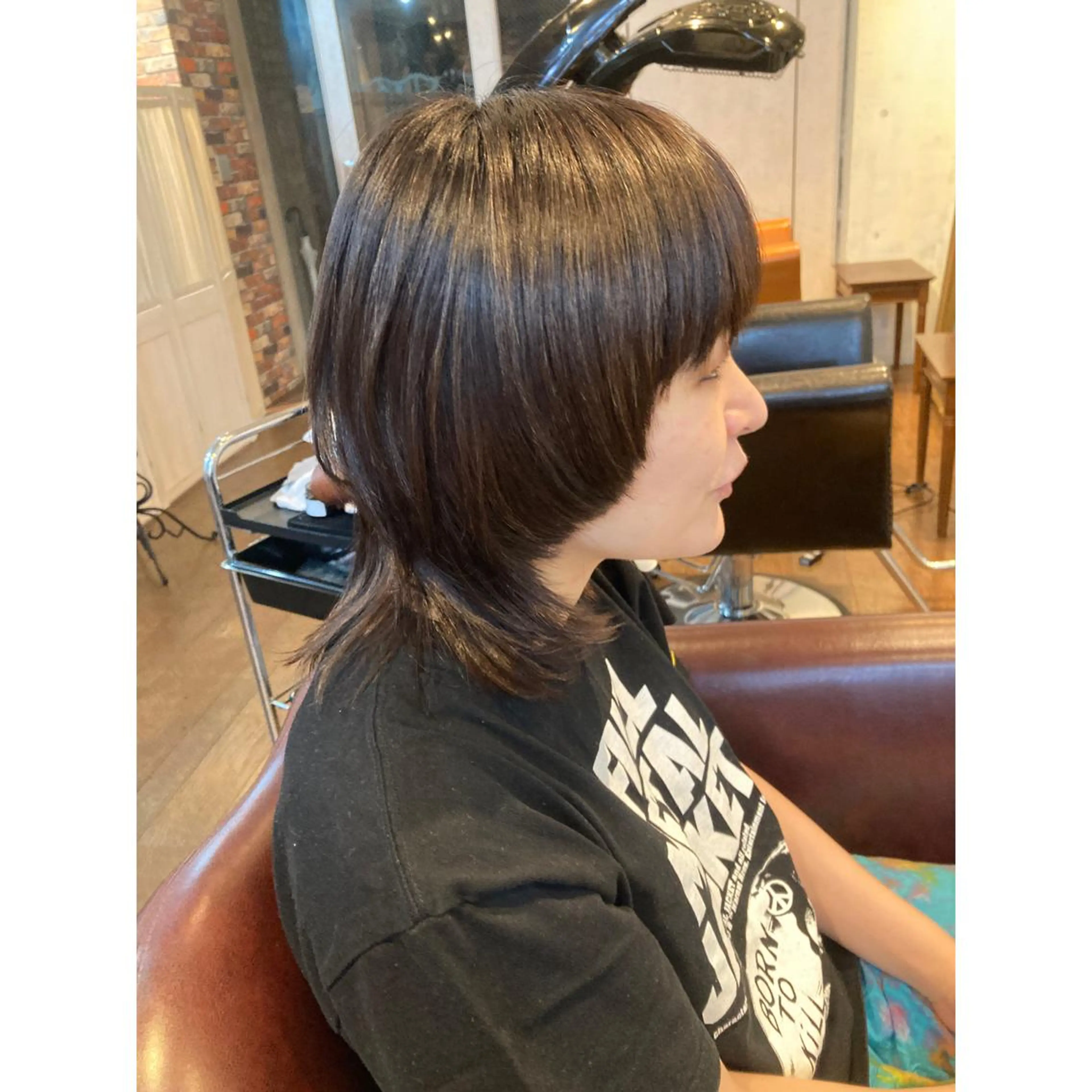 ミディアム カラー ウルフカット corona hairdesign KAZUE MAEDA所属・マエダ　カズエ🫶 coronahairのヘアスタイル