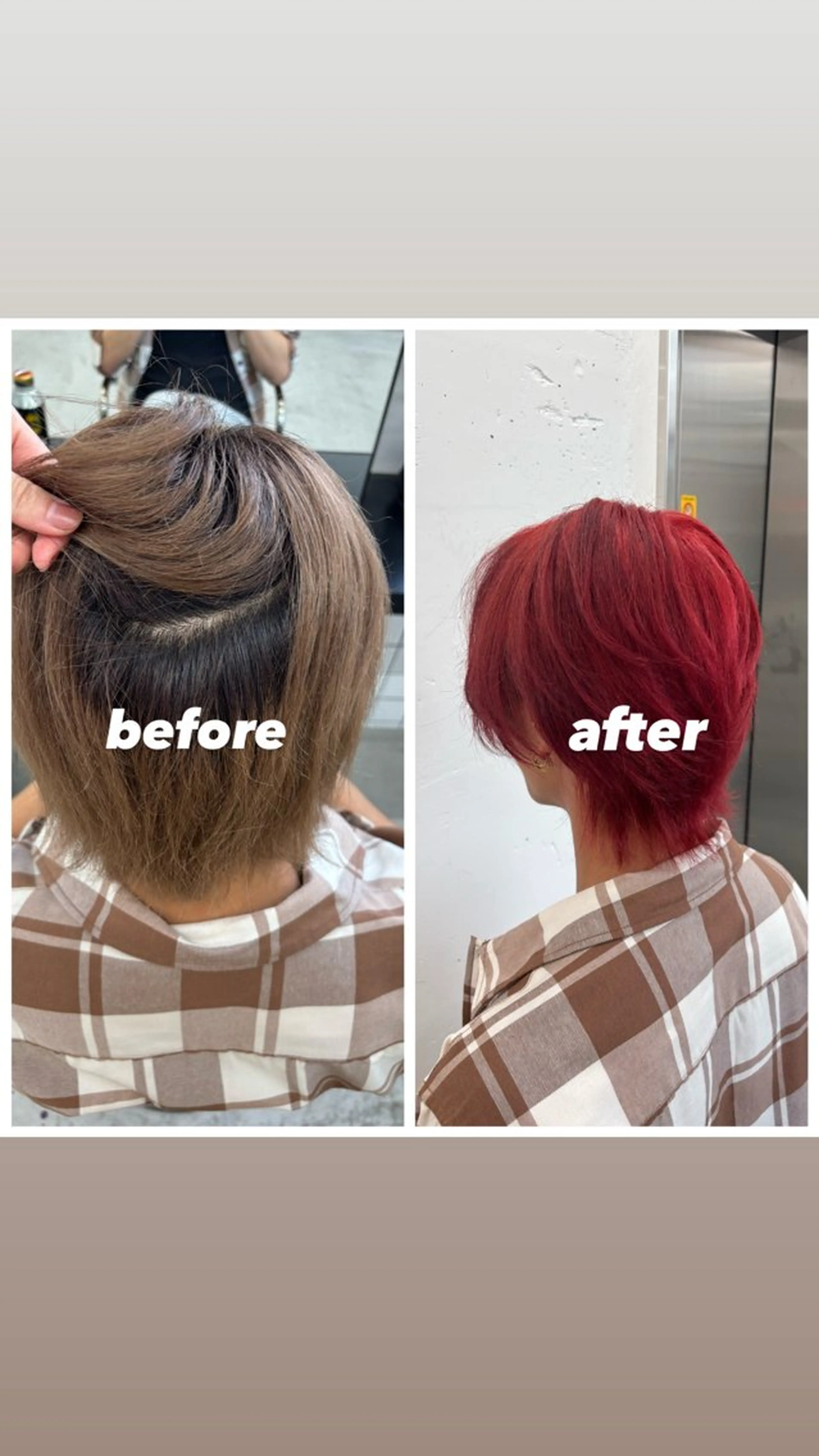 カラー メンズ レッドカラー ヘアカラー トリートメント 🌼あいり🌼 JILLSTUDIOのヘアスタイル