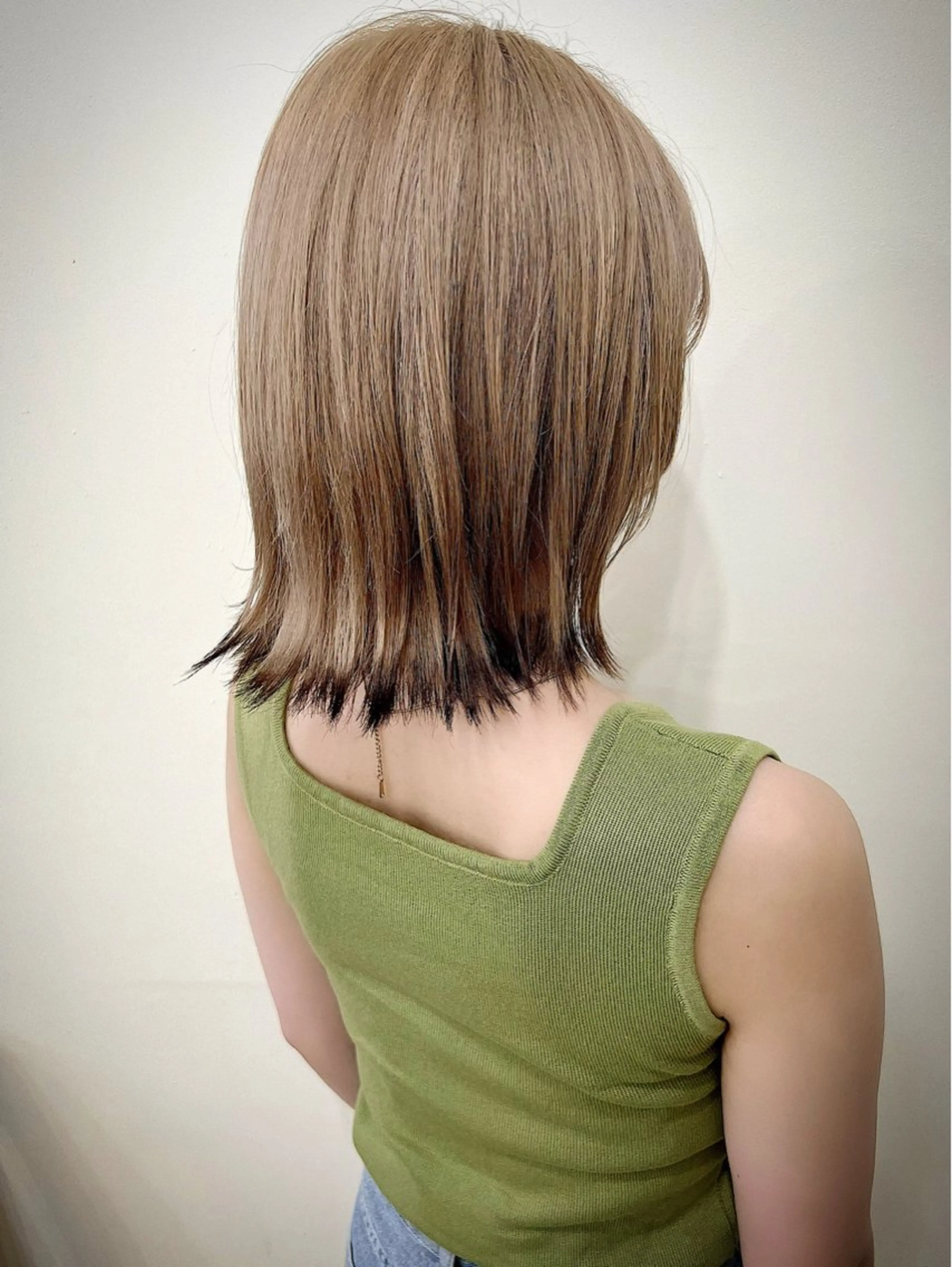 カット+ダブカラーの写真