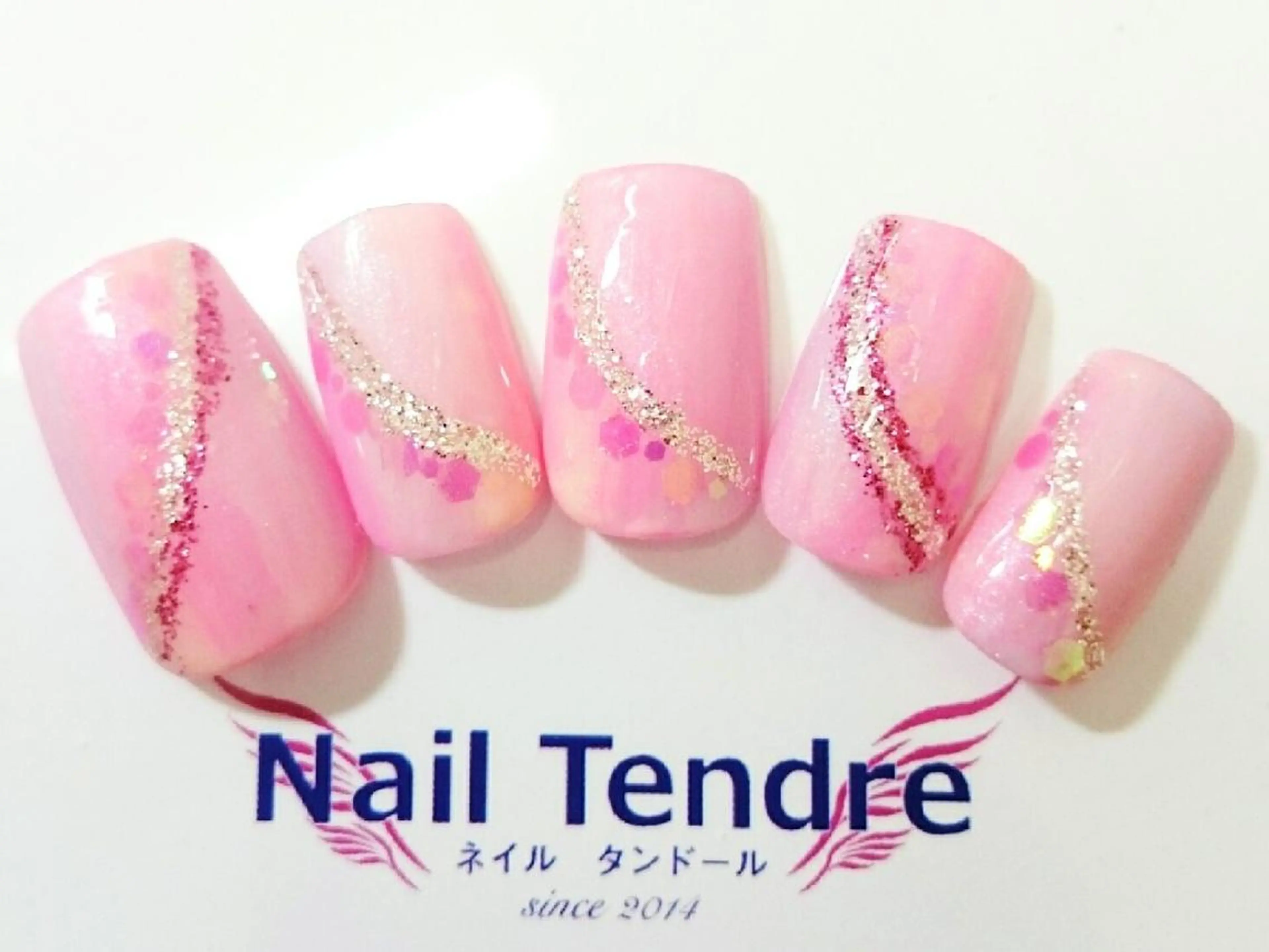 ネイル アートネイル ジェルネイル ソフトジェル ストーンネイル ハンドネイル Nail  Tendreのネイルデザイン