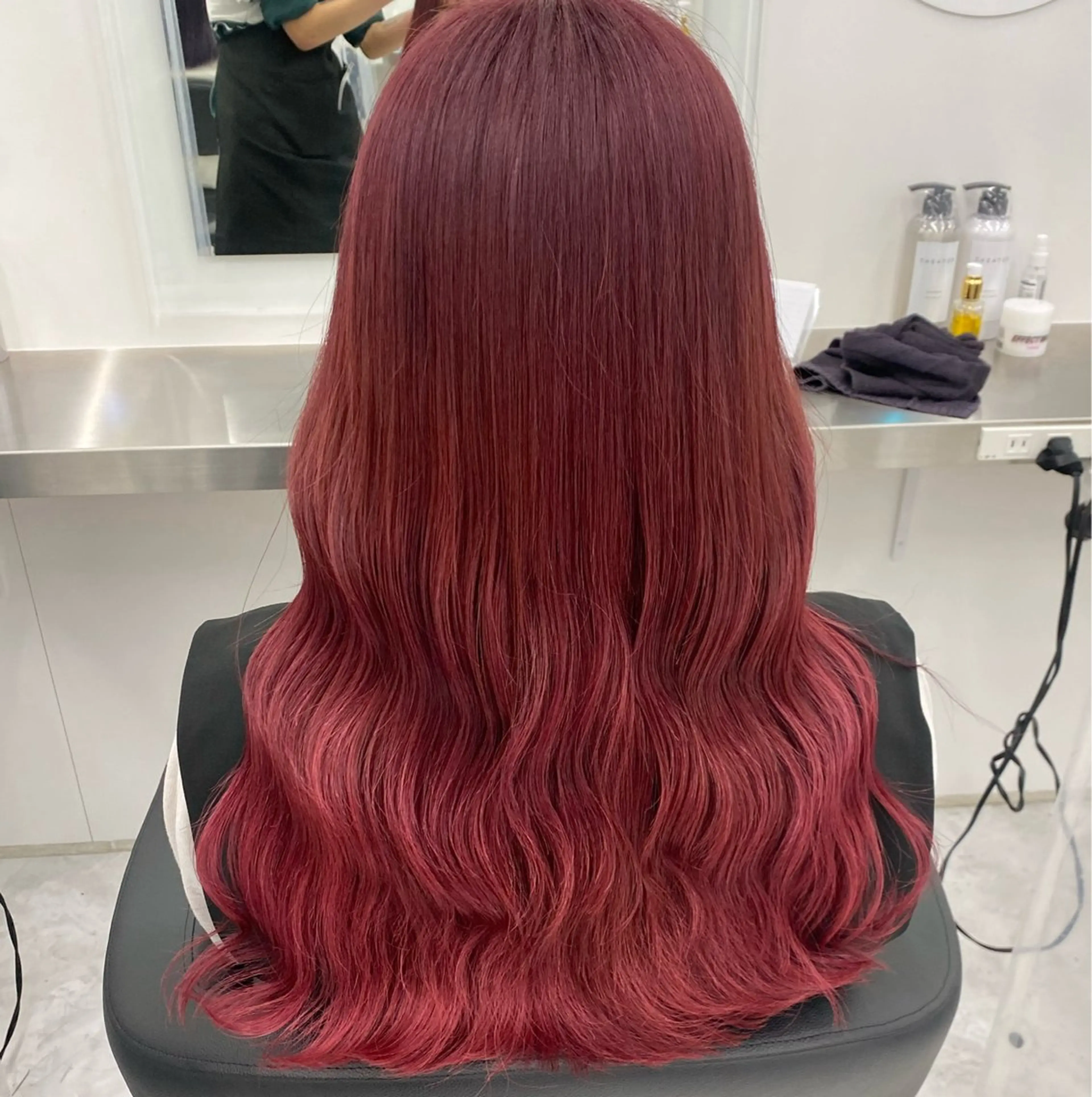 セミロング カラー ヘアカラー ヘアセット 🎀愛されgirly ヘア🫧Ayakaのヘアスタイル