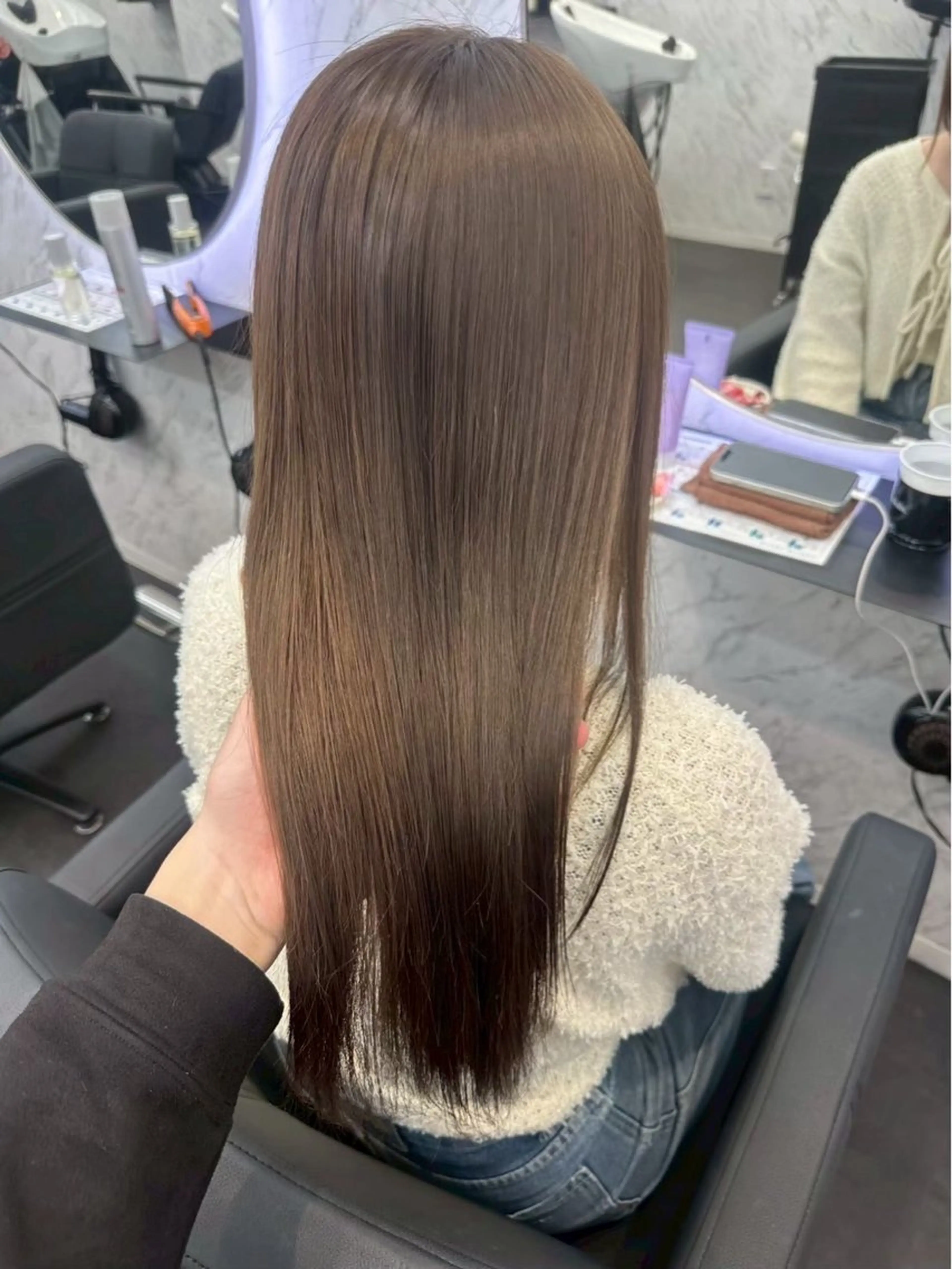 カラー hair salon dot.mooda所属・레온⋆✦ Leon 透明感✨️Colorのヘアスタイル