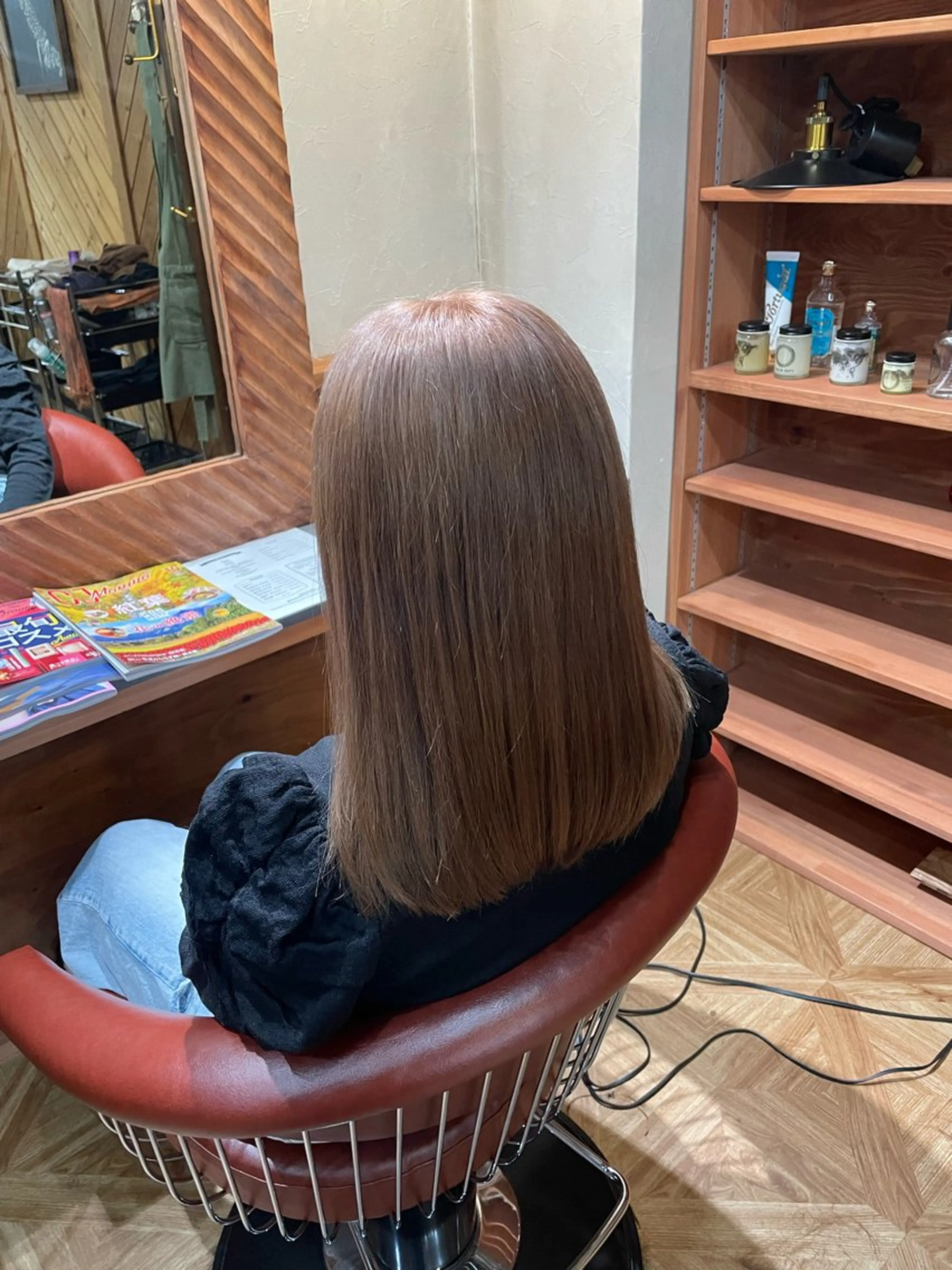 セミロング カラー カット ヘアカラー Nana 🫧のヘアスタイル