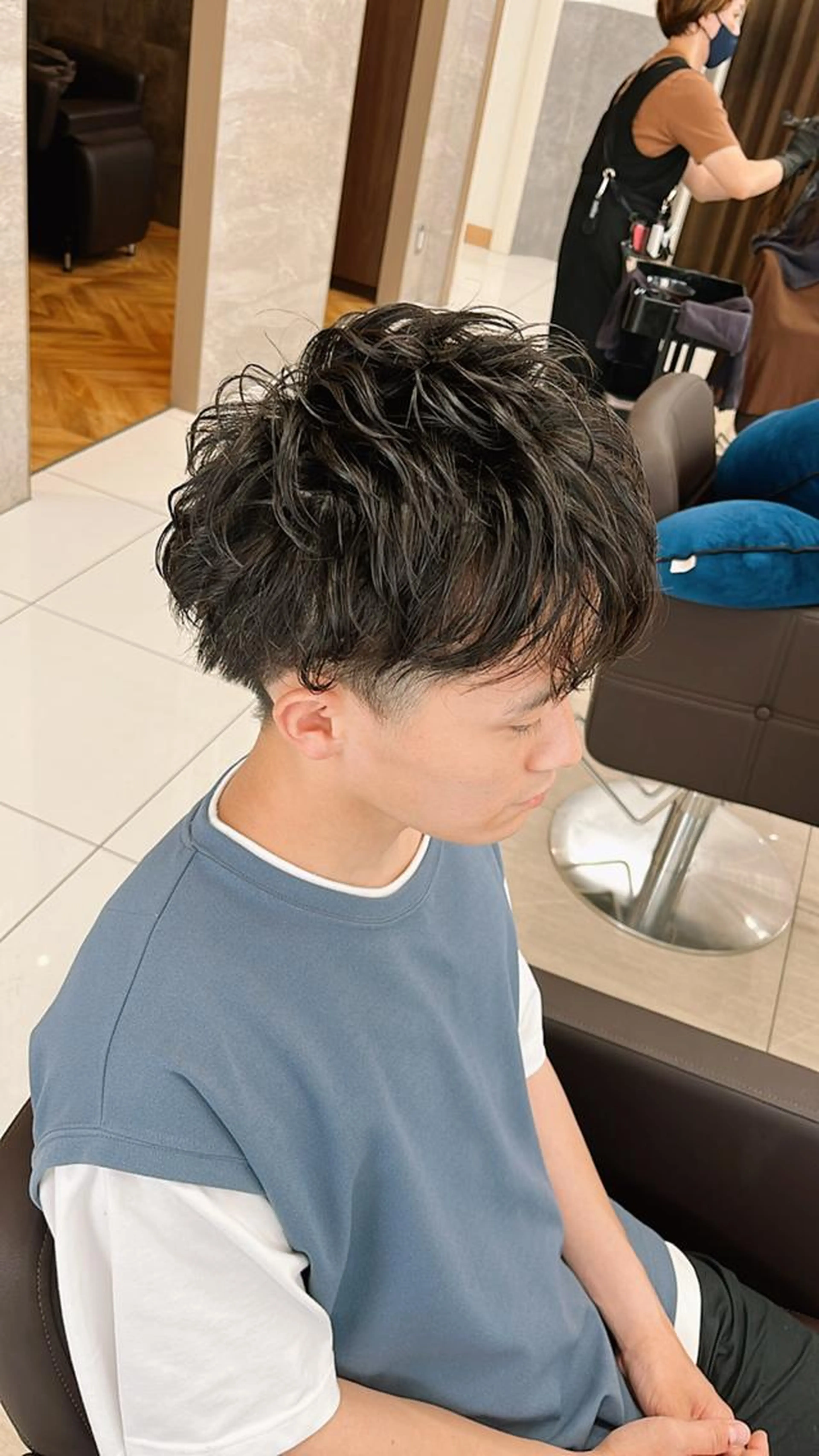 カット＆ポイントパーマの写真