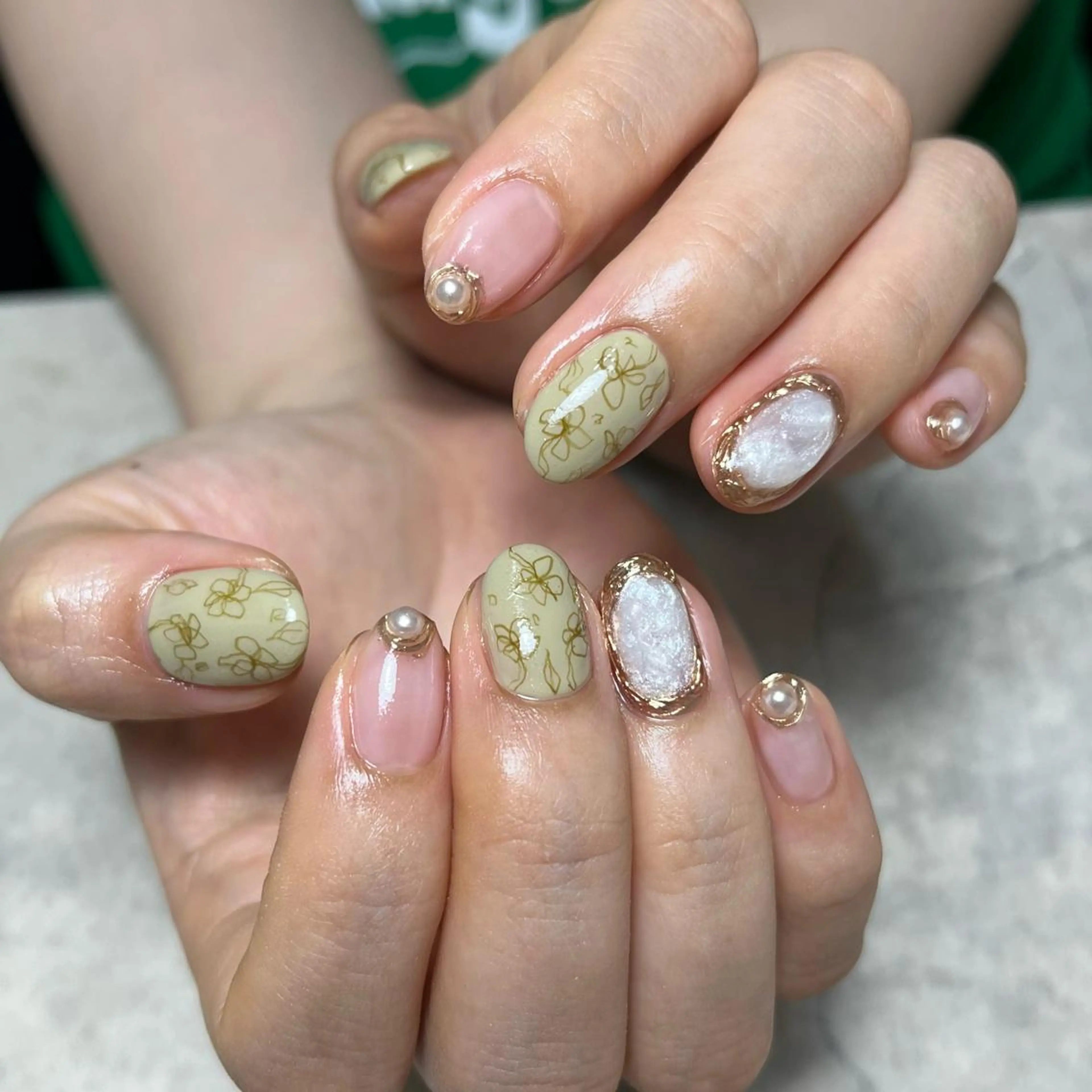 ネイル ハンドネイル nail salon O (en)所属・vegh. nail／阿波座のネイルデザイン