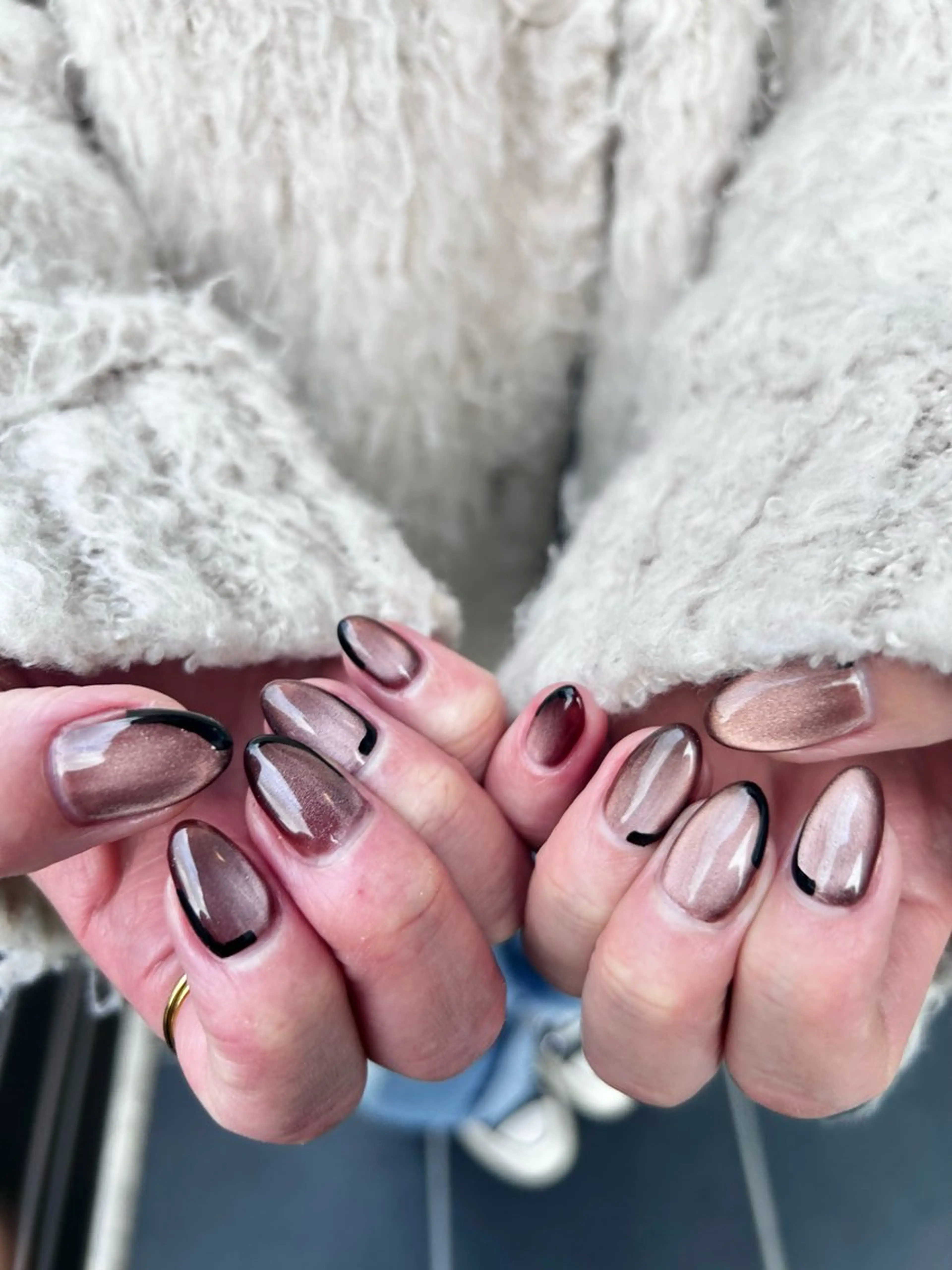 ネイル フレンチネイル ハンドネイル TESORO nailのネイルデザイン