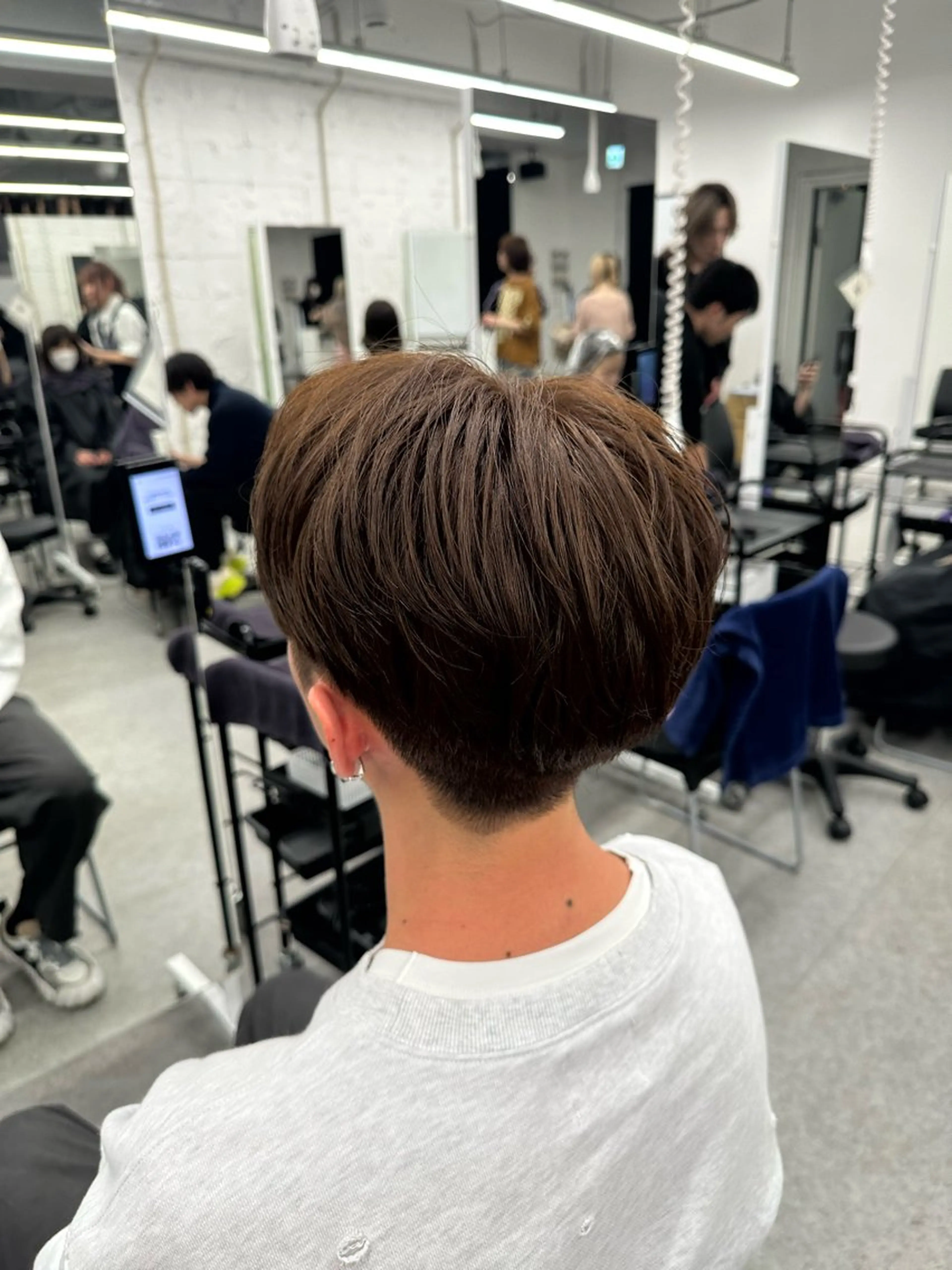 ショート カラー 髪質改善 トリートメント 🐺メンズパーマ マッシュ　あさひ🐺のヘアスタイル