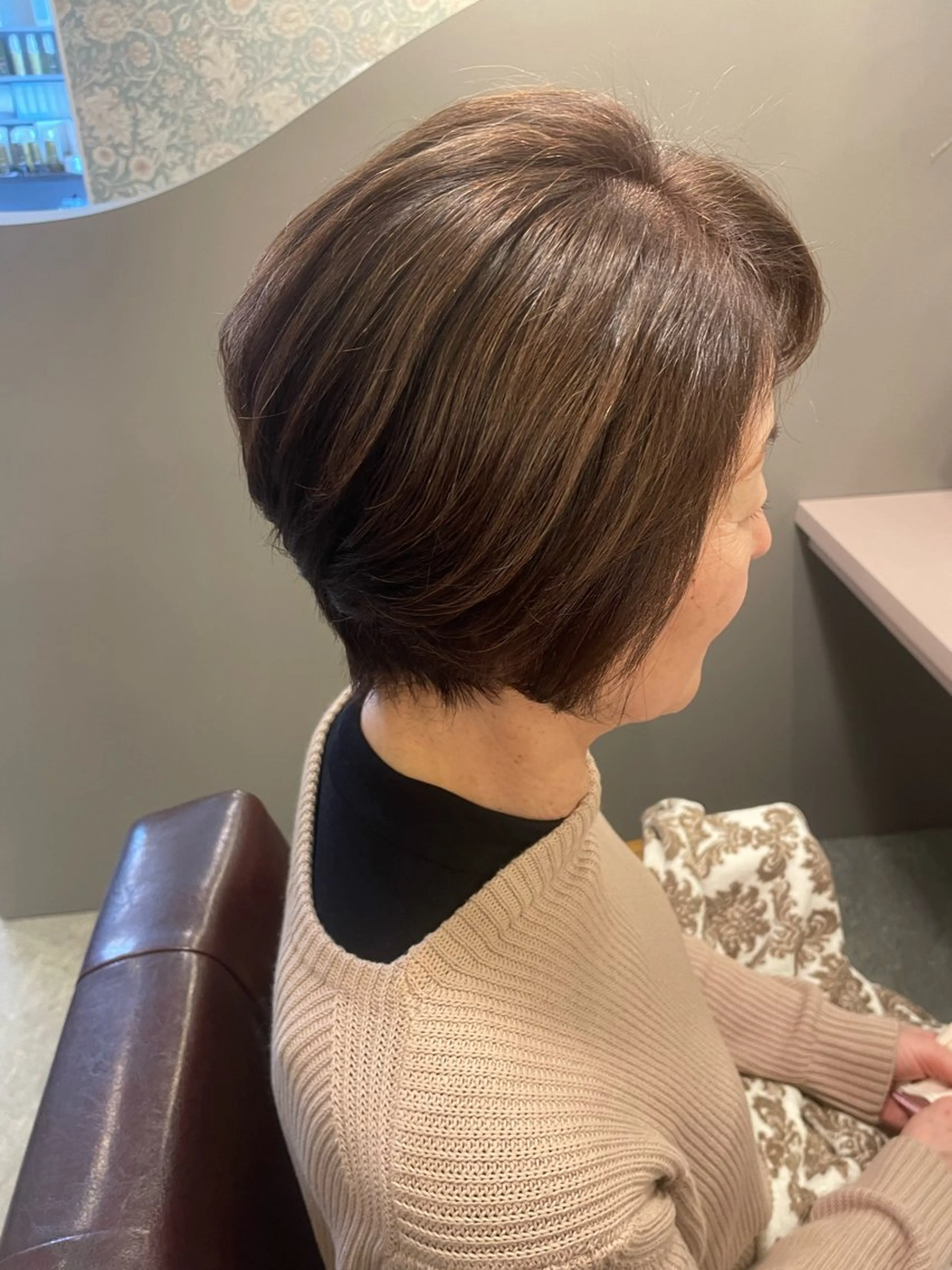 ショート ショートボブ ボブ ショートヘア カット ヘアカラー hair  make echo所属・hair make echo滿木あい花のヘアスタイル