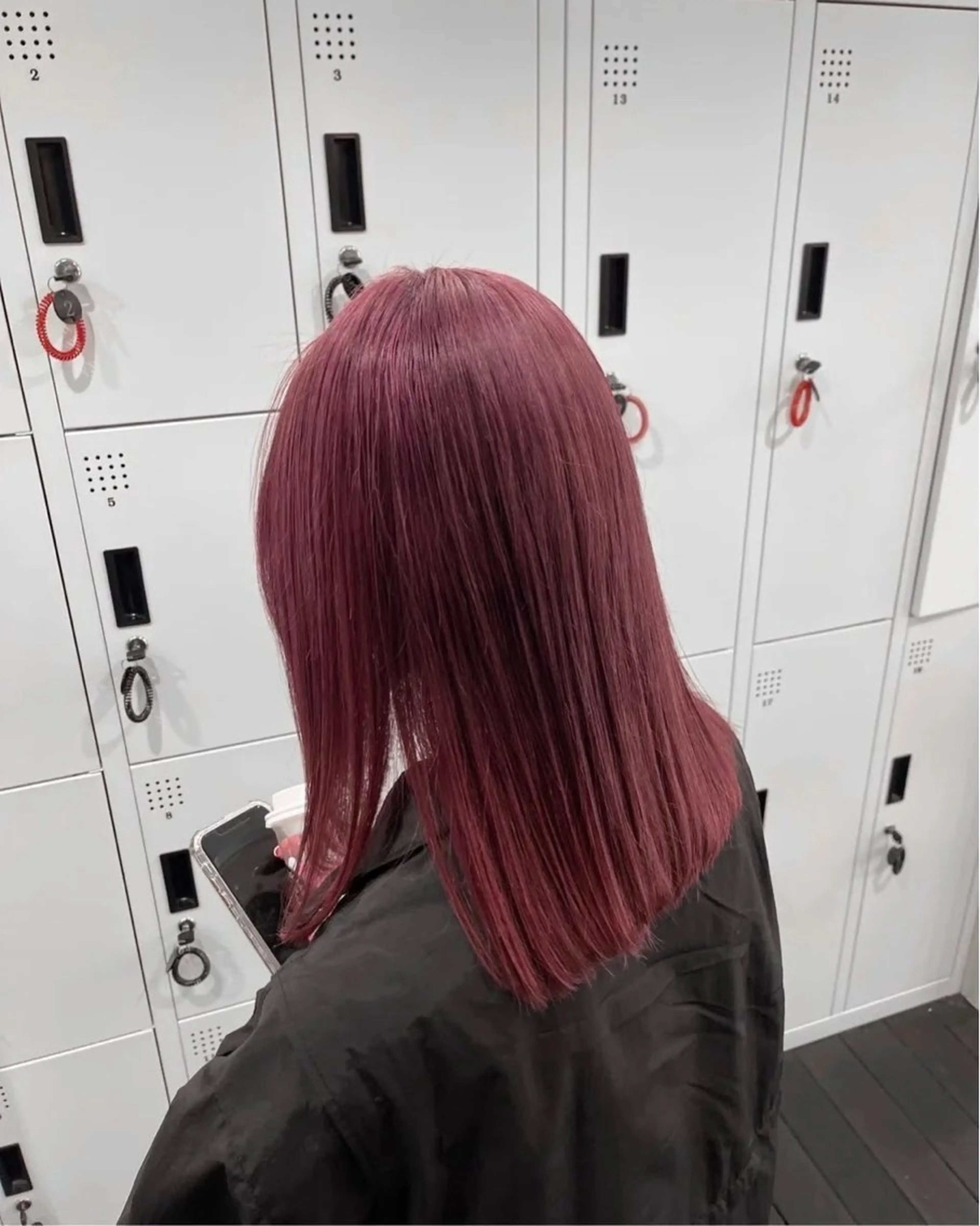 カラー ブリーチ ピンクカラー GRANDEUR焼津 村越 捺稀のヘアスタイル