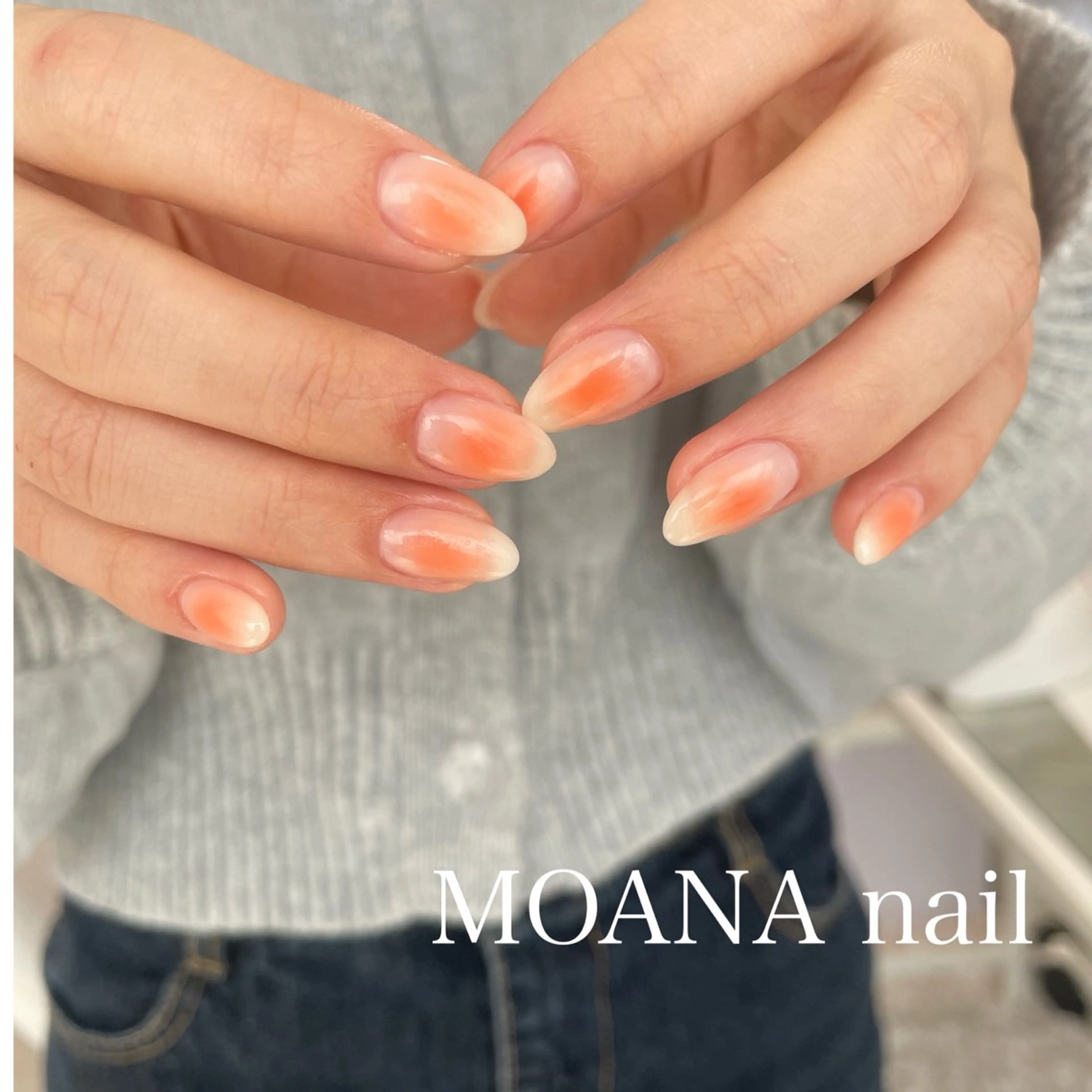 ネイル チークネイル nail salon MOANA Yuriのネイルデザイン