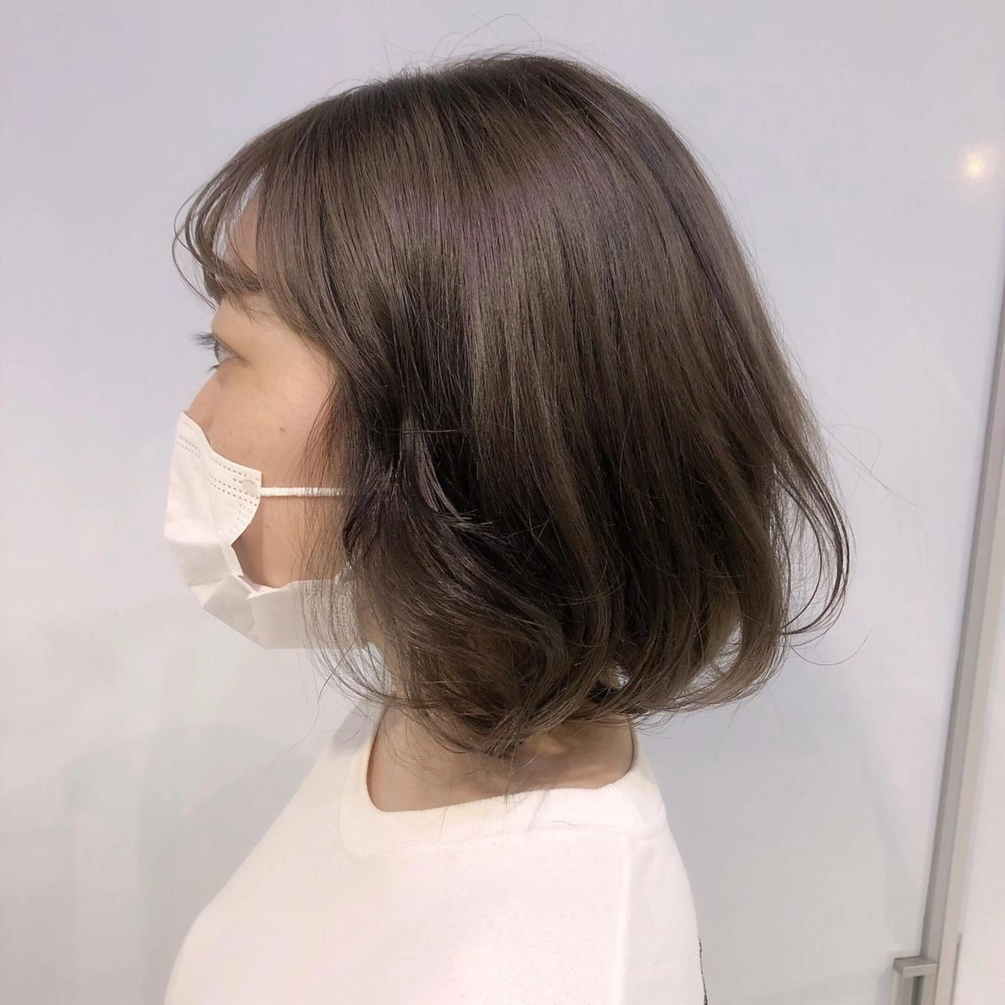 ショート カラー ヘアアレンジ ブリーチ 関谷 あいみのヘアスタイル