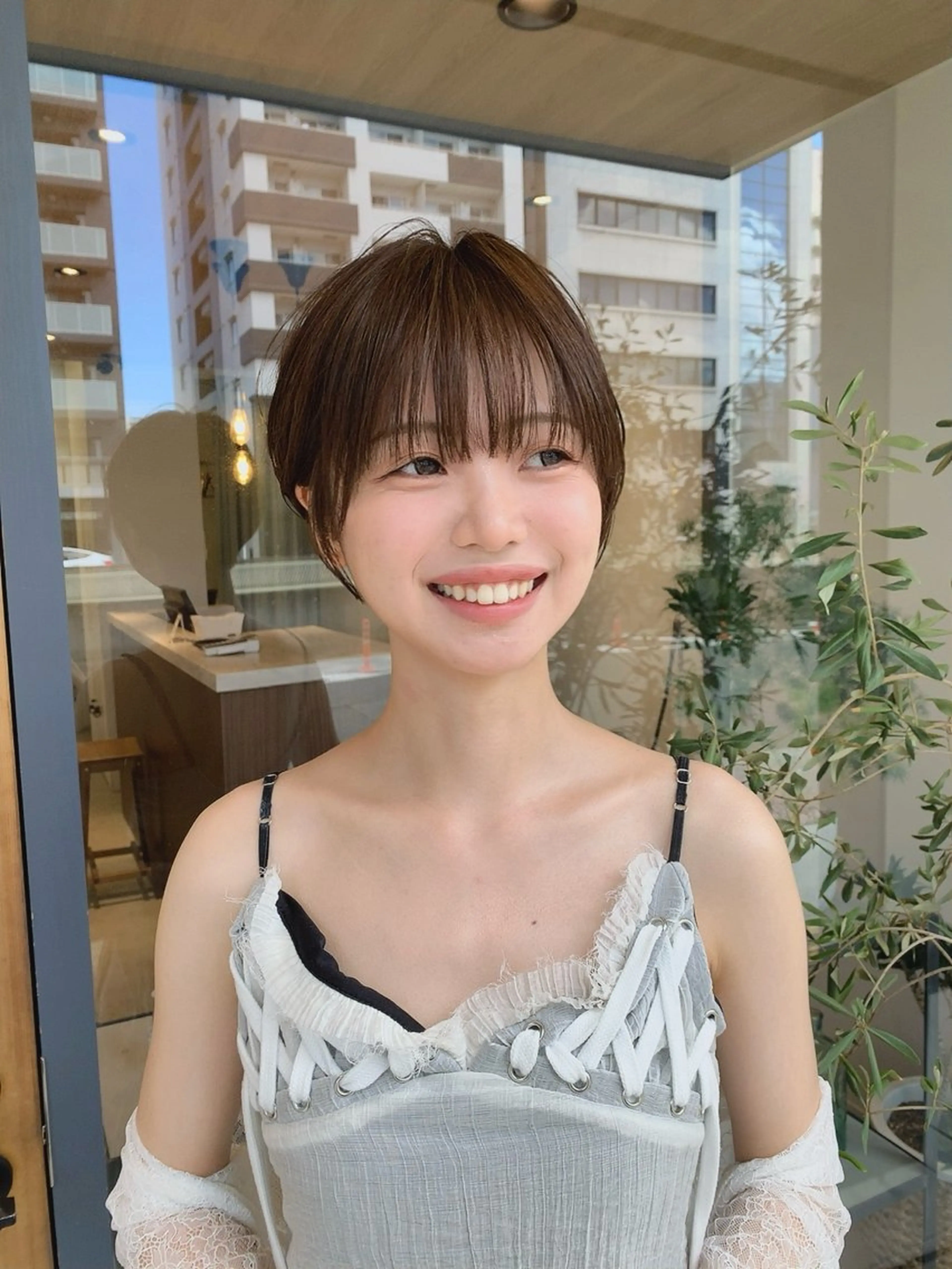 ショート カラー カット ヘアカラー トリートメント ボブ/大人ヘア k-two濱田のヘアスタイル