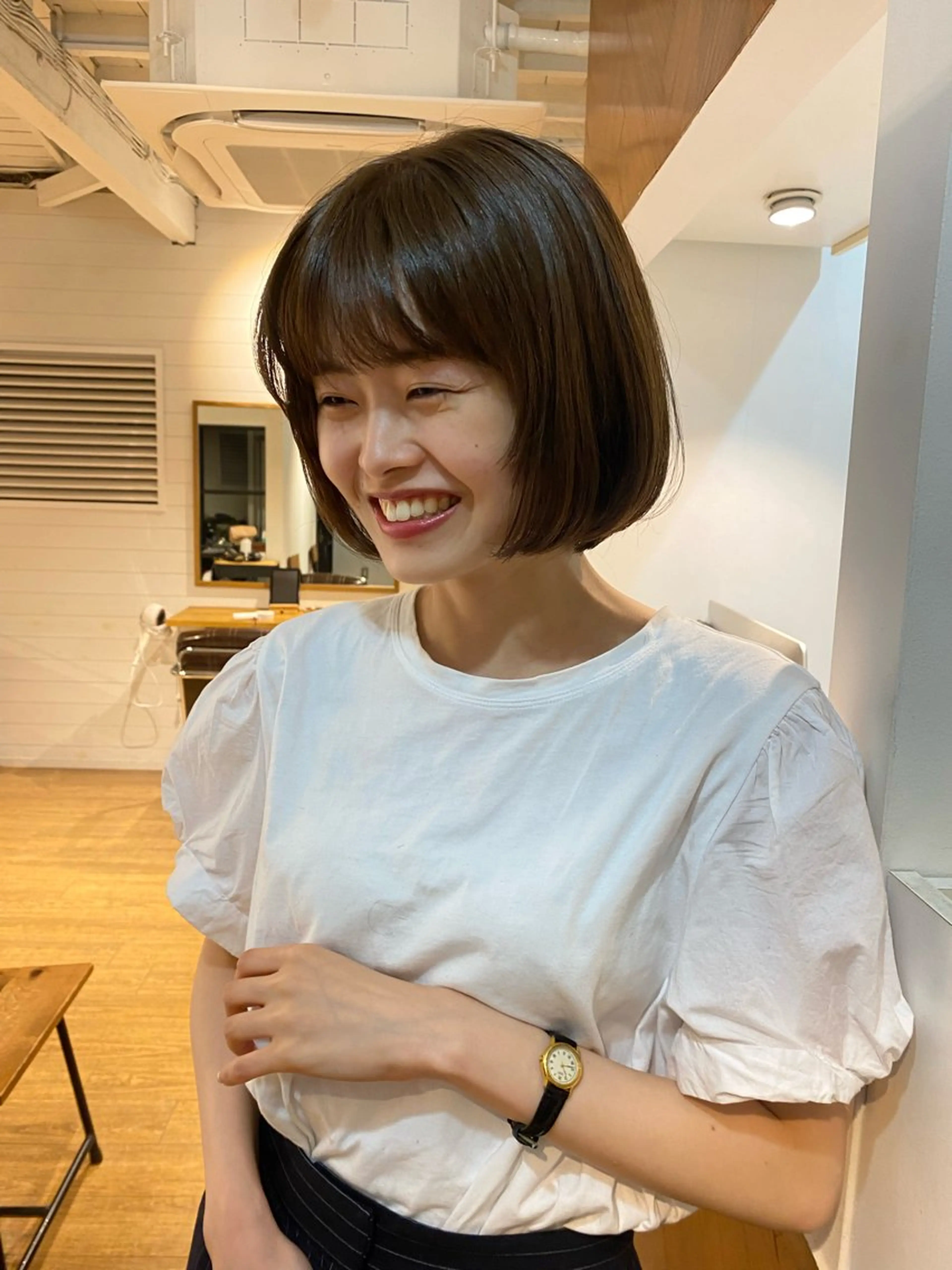 ショート カット トリートメント nanaka/ レイヤーカットのヘアスタイル