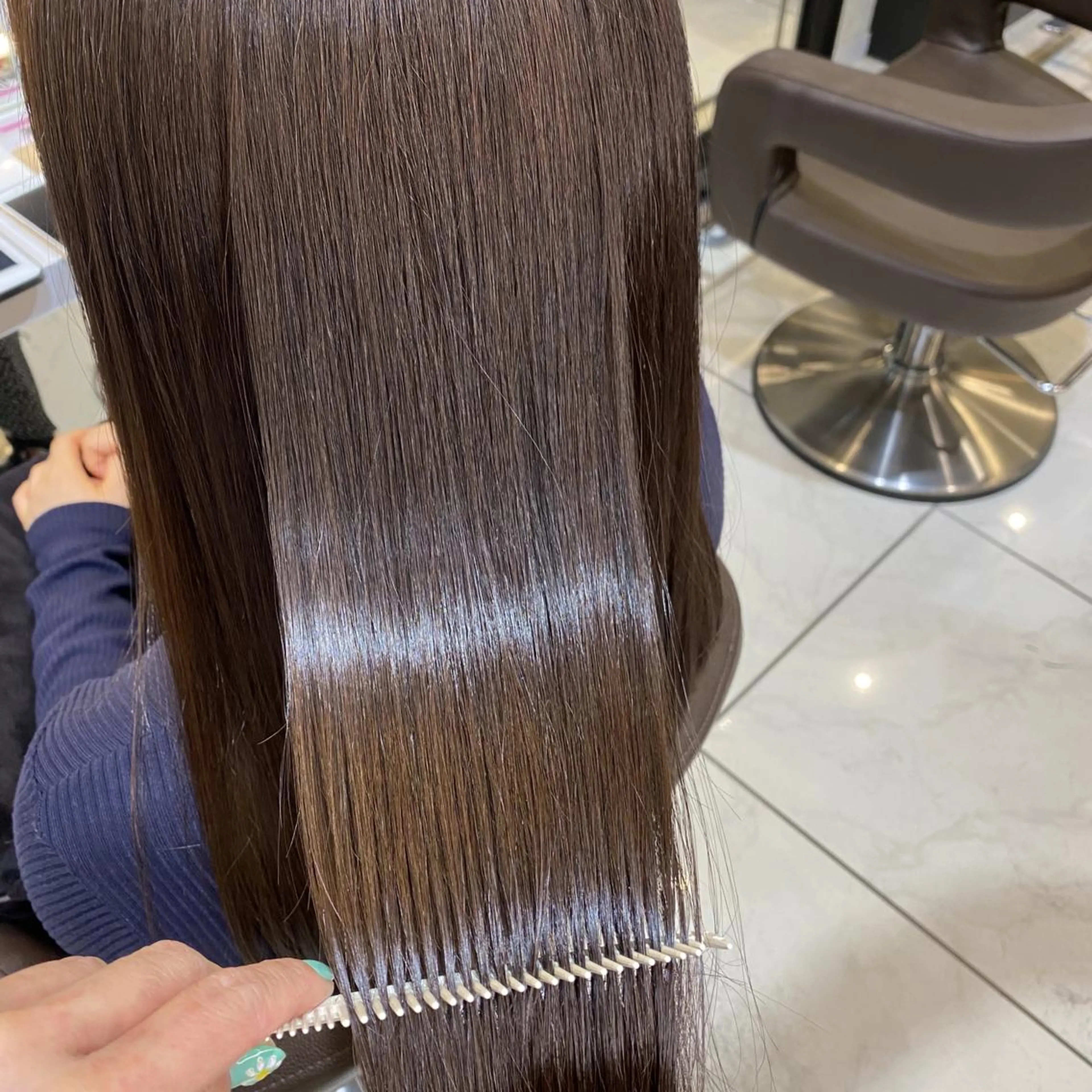ロング カット トリートメント fiti 横須賀中央店のヘアスタイル